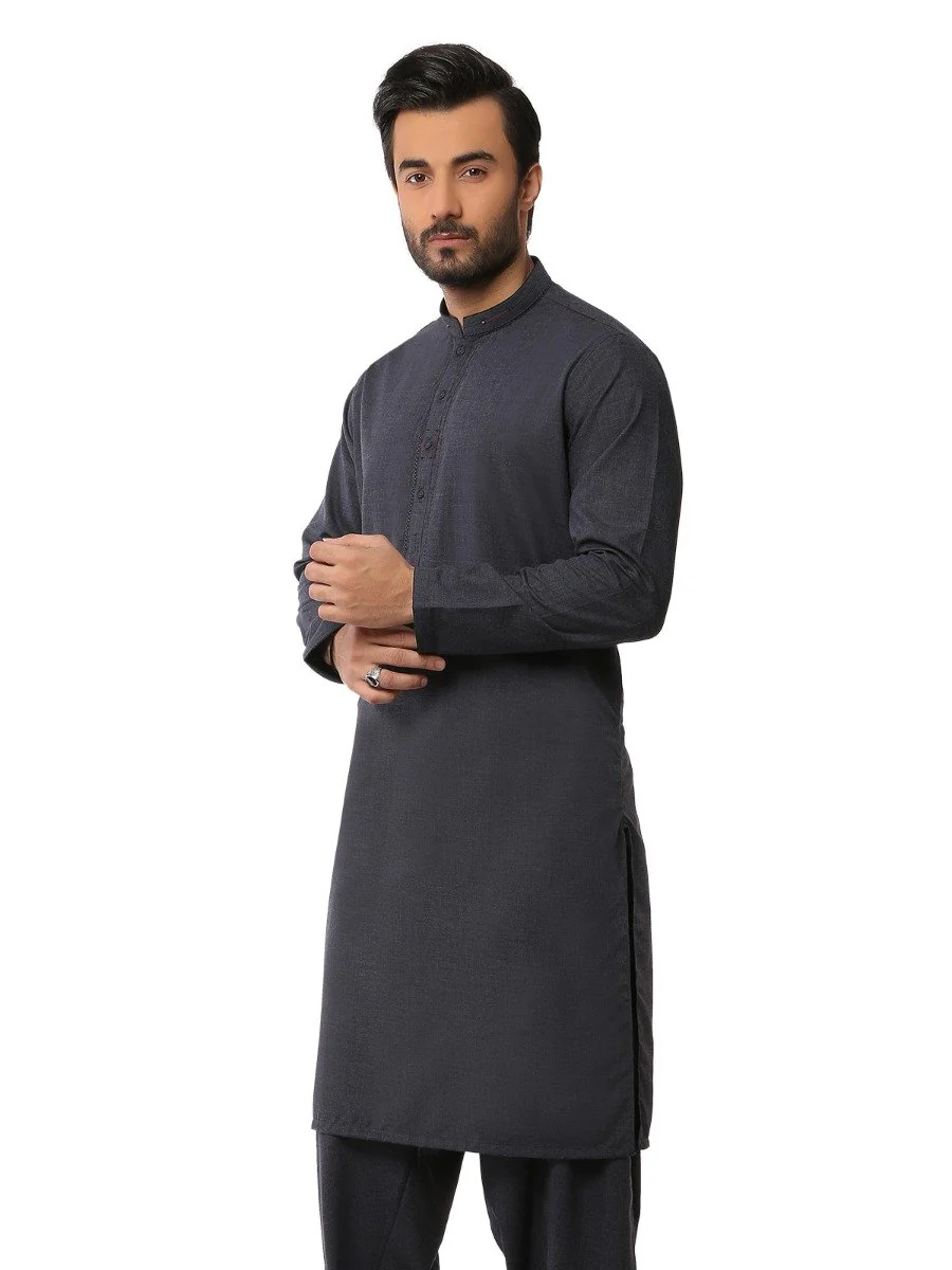 Men's Blue Nights Shalwar Kameez - EMTKS19S-40812
