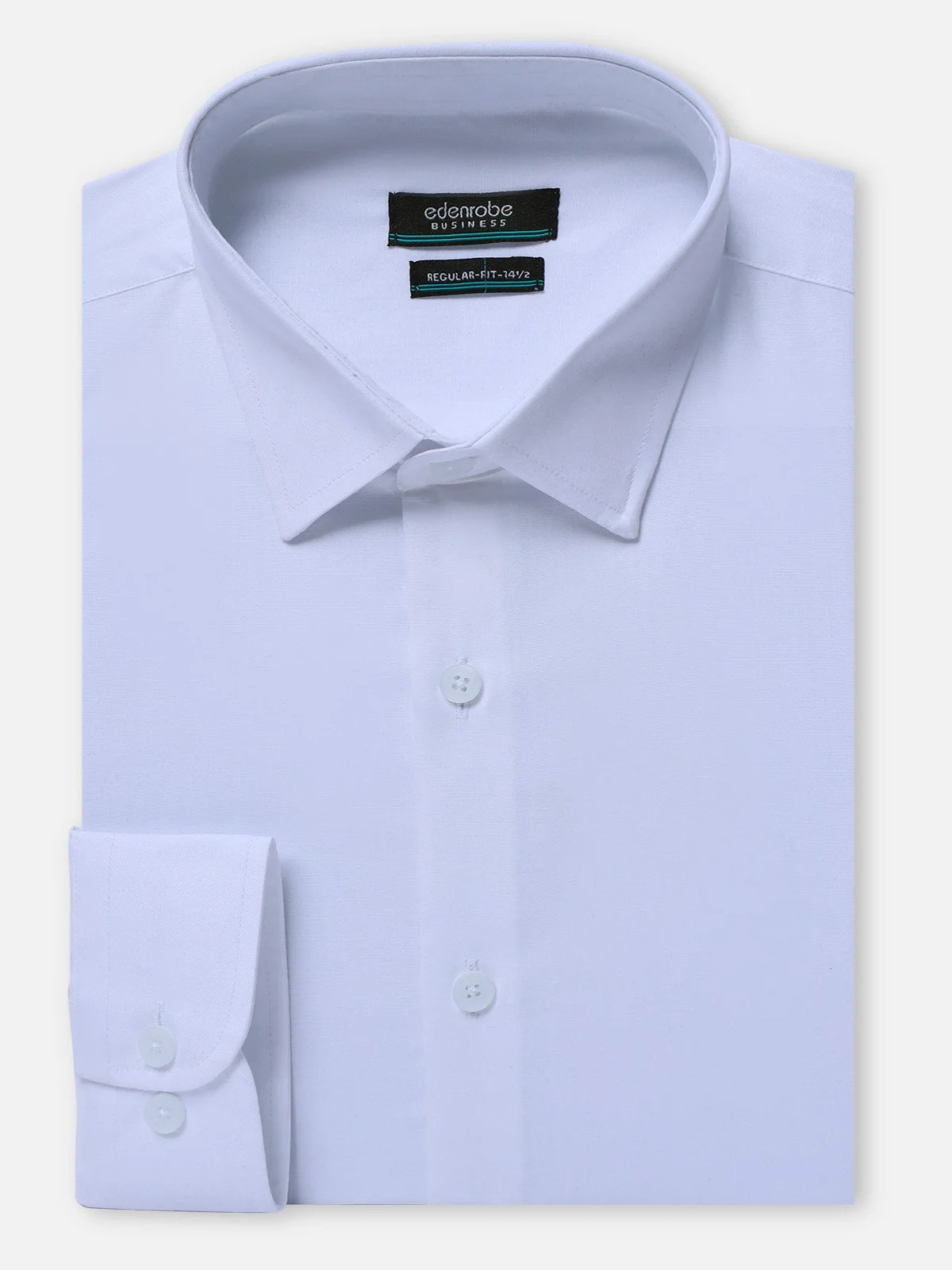 Men's Pearl White Shirt Plain - EMTSB21-045