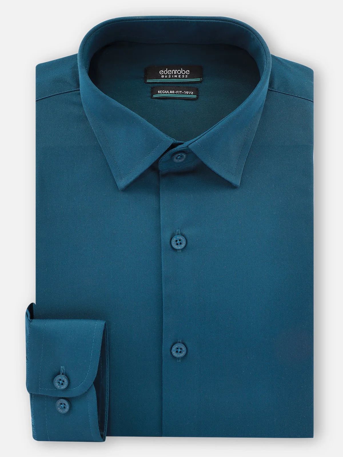 Men's Dark Teal Shirt Plain - EMTSB21-052