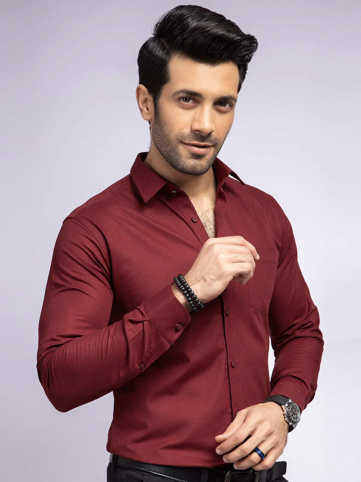 Men's Maroon Shirt - EMTSI20-50169