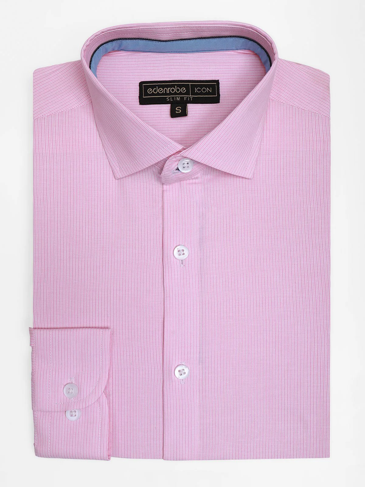 Men's Pink Shirt Striped - EMTSI21-50217