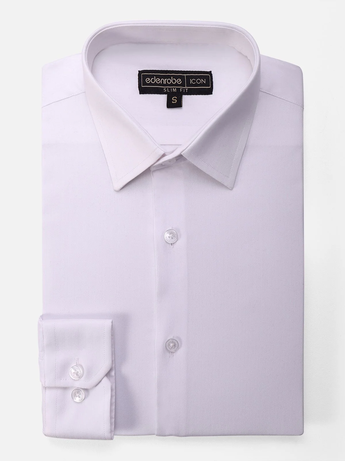 Men's White Shirt Plain - EMTSI21-50231