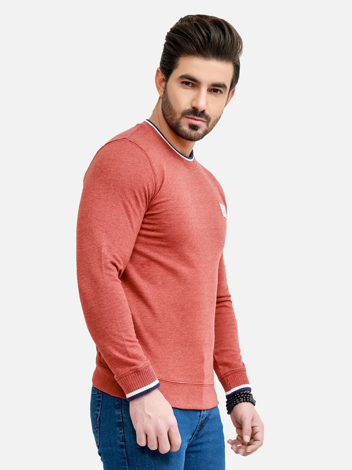Men's Dull Rust SweatShirt - EMTSS20-012 - Image 2