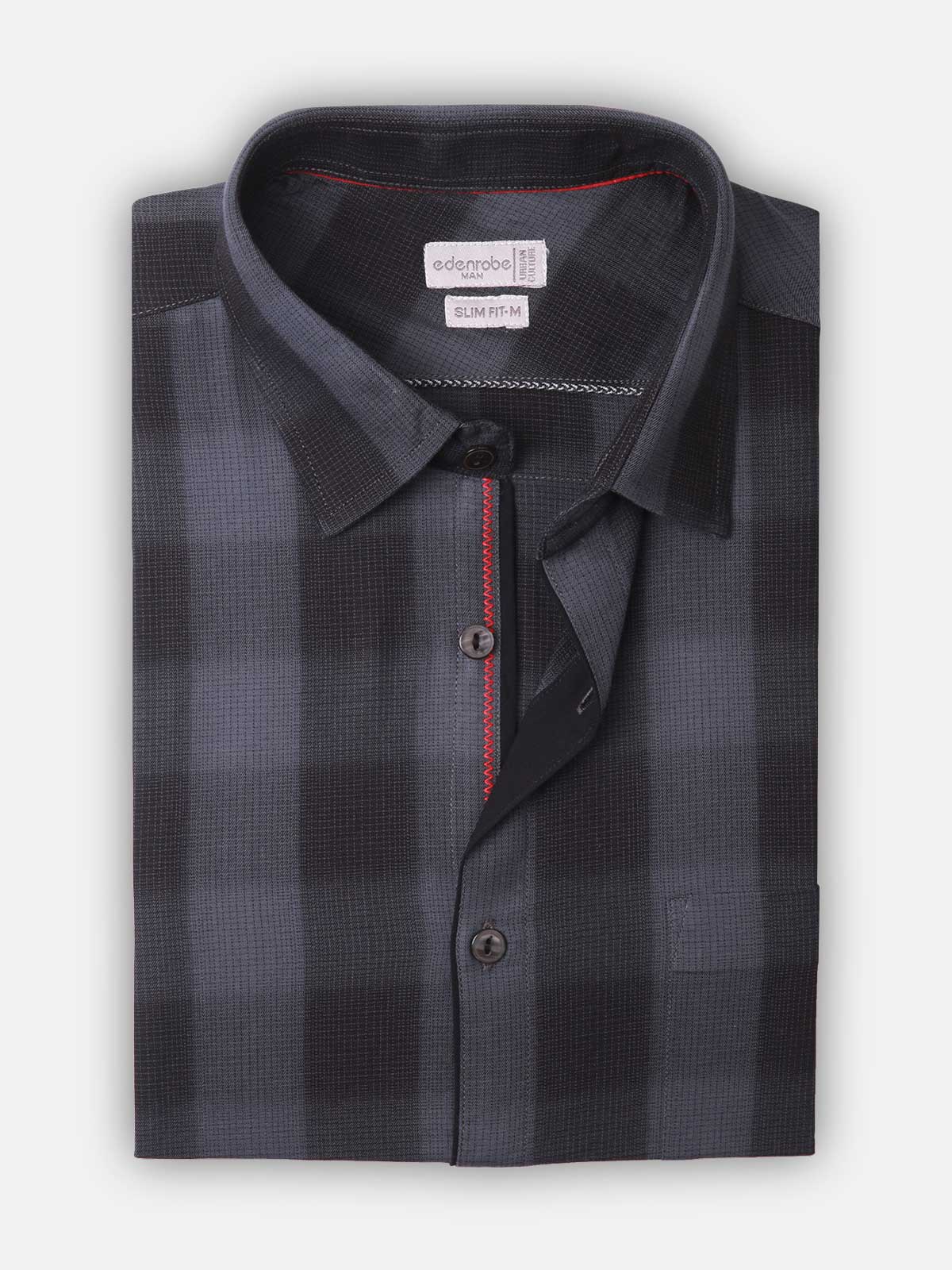 Men's Charcoal Shirt - EMTSUC18-021