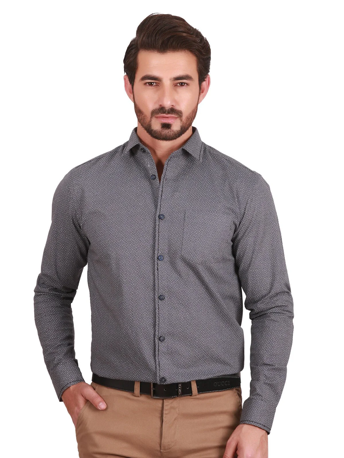 Men's Grey Shirt - EMTSUC19-064