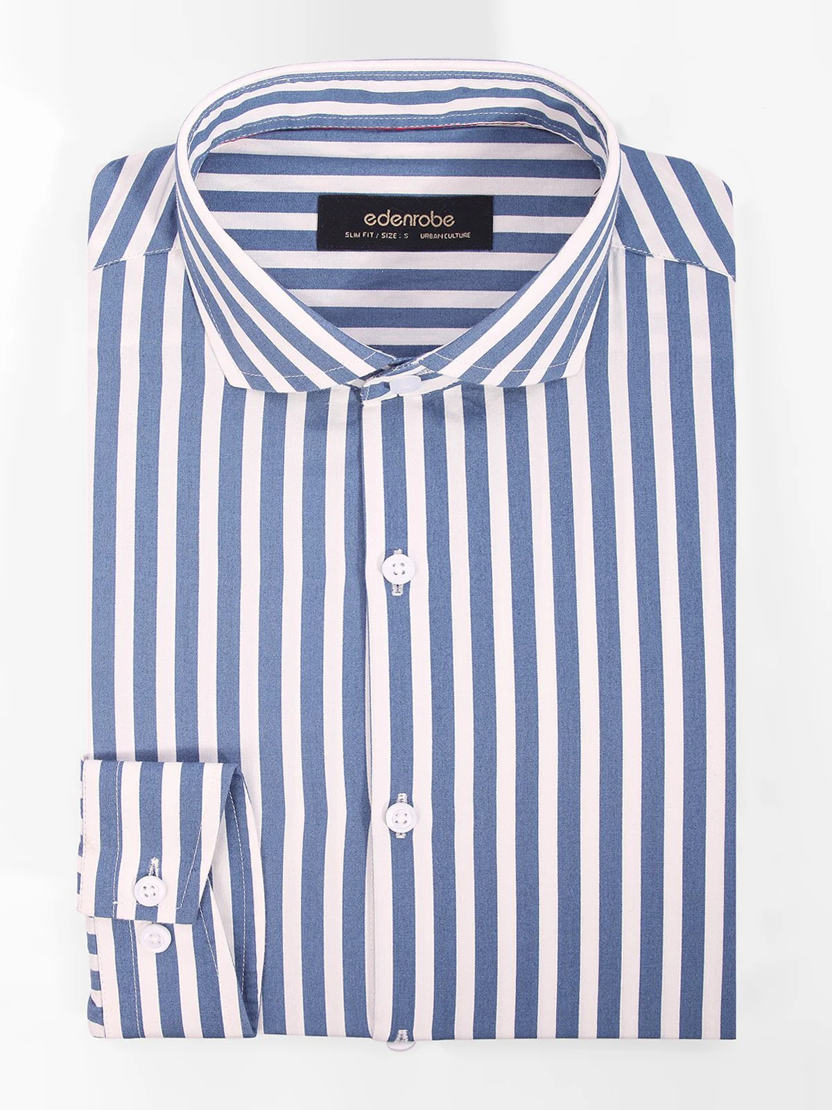 Men's Blue & White Shirt - EMTSUC20-107