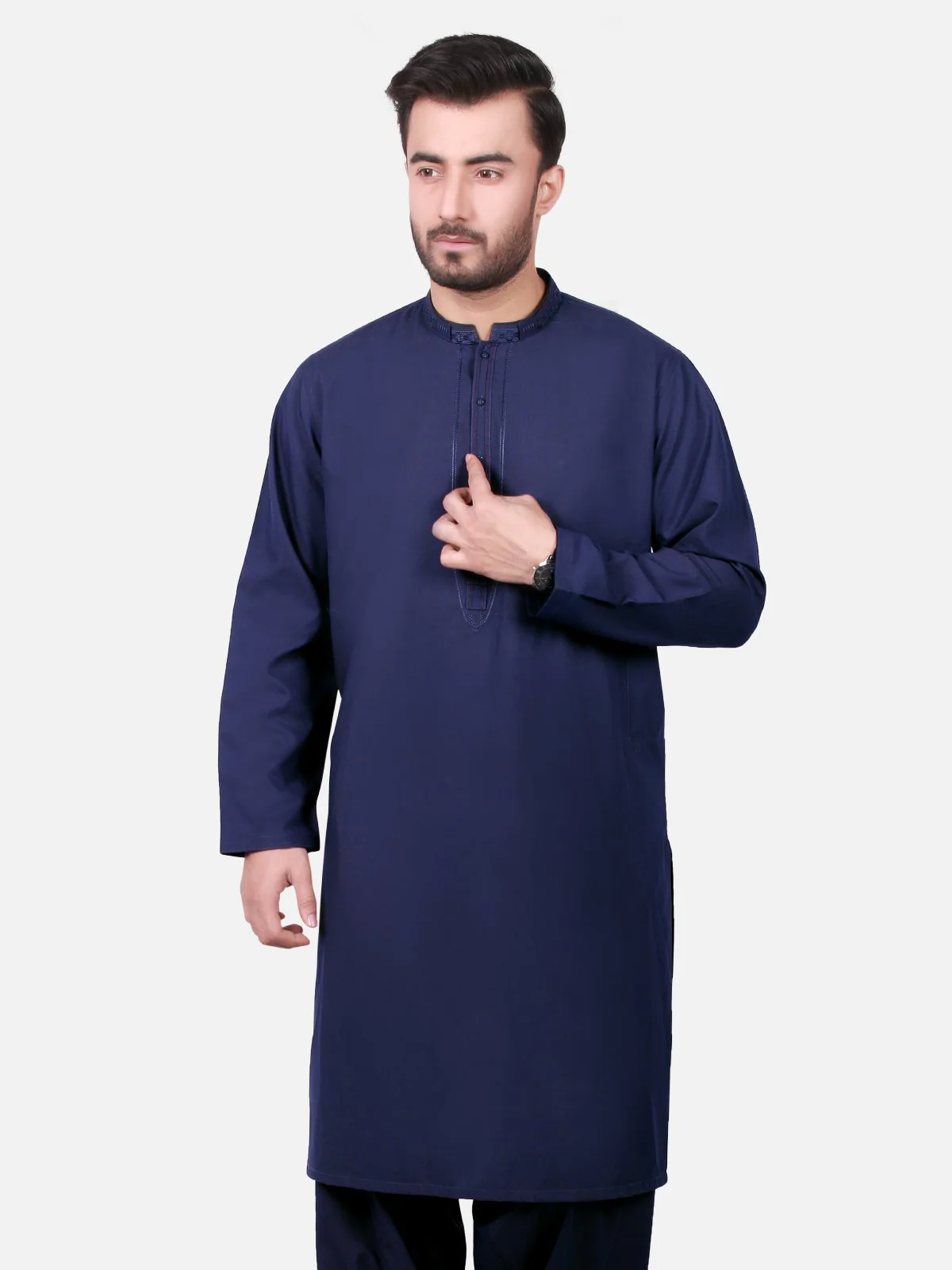 Men's Mid Night Blue Shalwar Kameez - EMTSW19S-9740