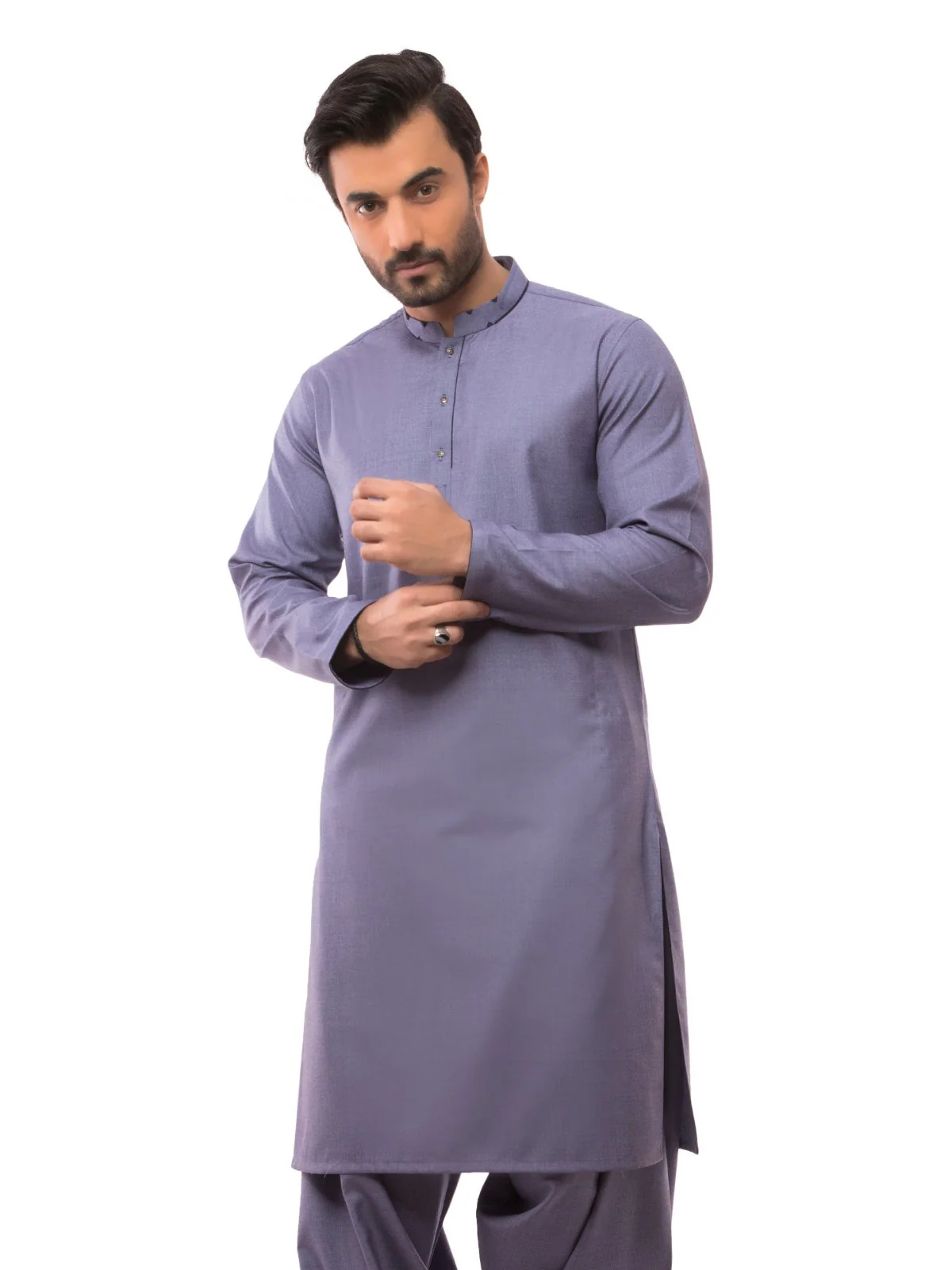 Men's Light Blue Shalwar Kameez - EMTSW19S-9851