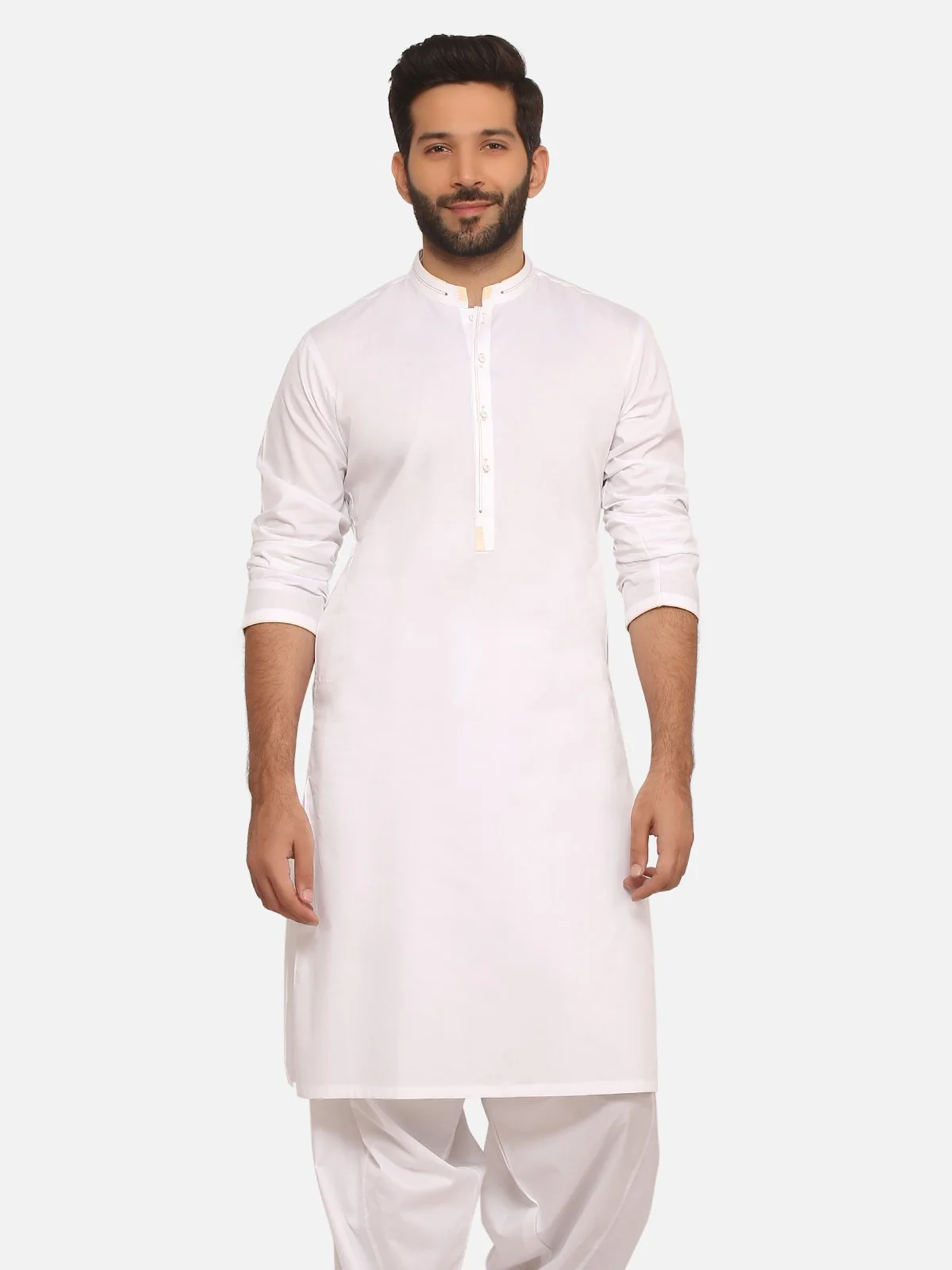 Men's Off White Shalwar Kameez - EMTSW20S-9884