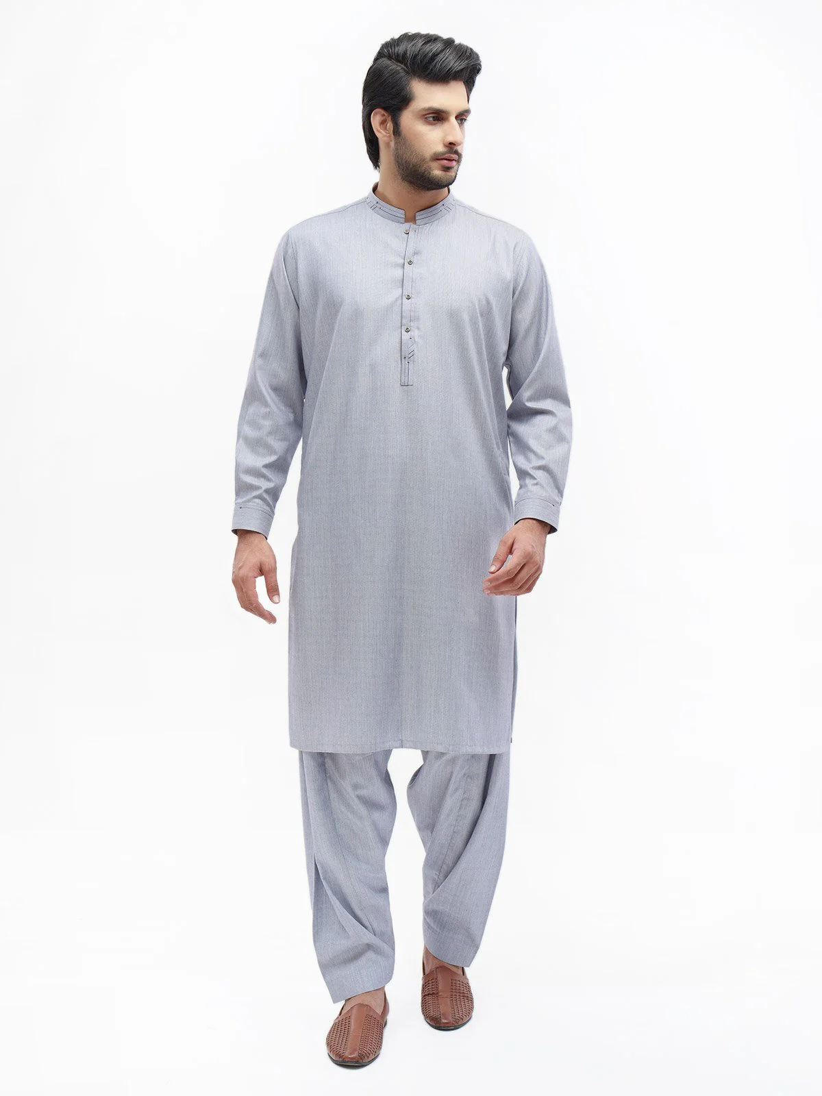 Men's Light Purple Shalwar Kameez - EMTSW21S-99164