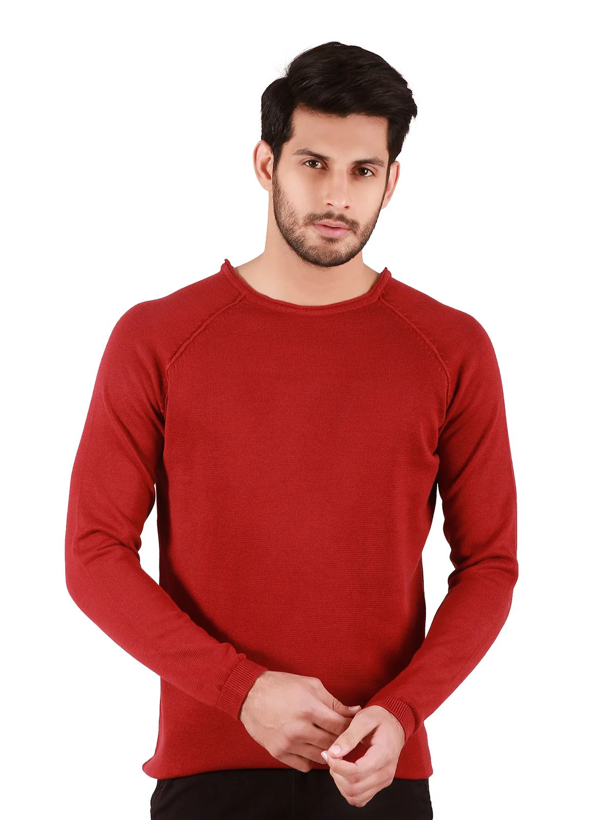 Men's Maroon Sweater - EMTSWT19-010