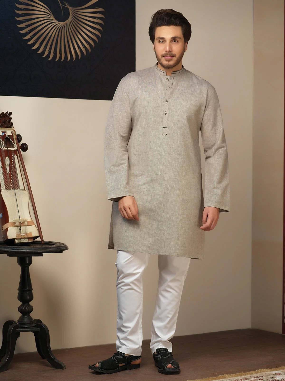Men's Unstitched Light Green - EMUK19-GLOW