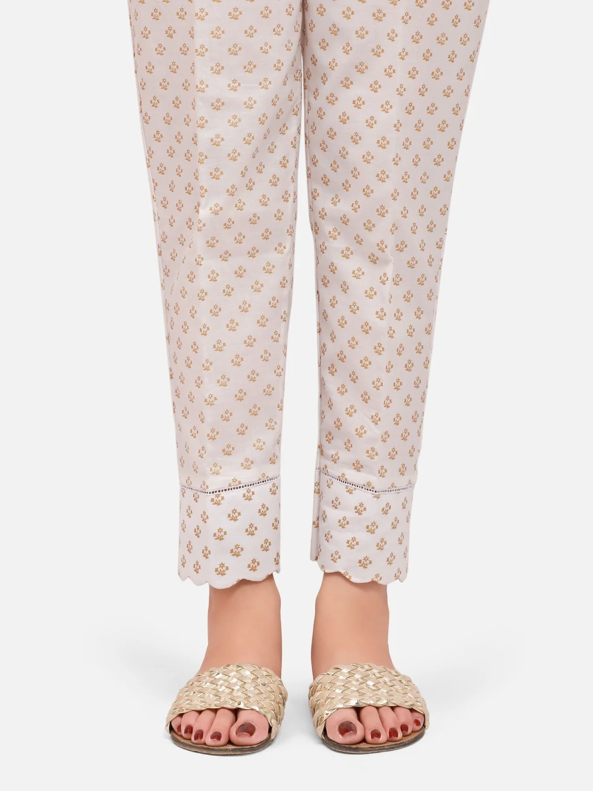 Women's White Trouser - EWBP21-76292