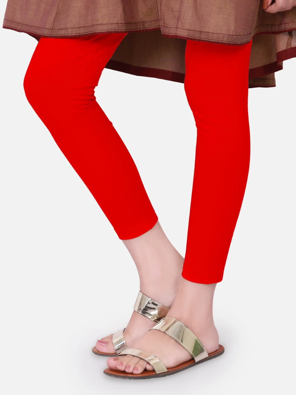 Women's Red Basic Tights - EWBT20-76246