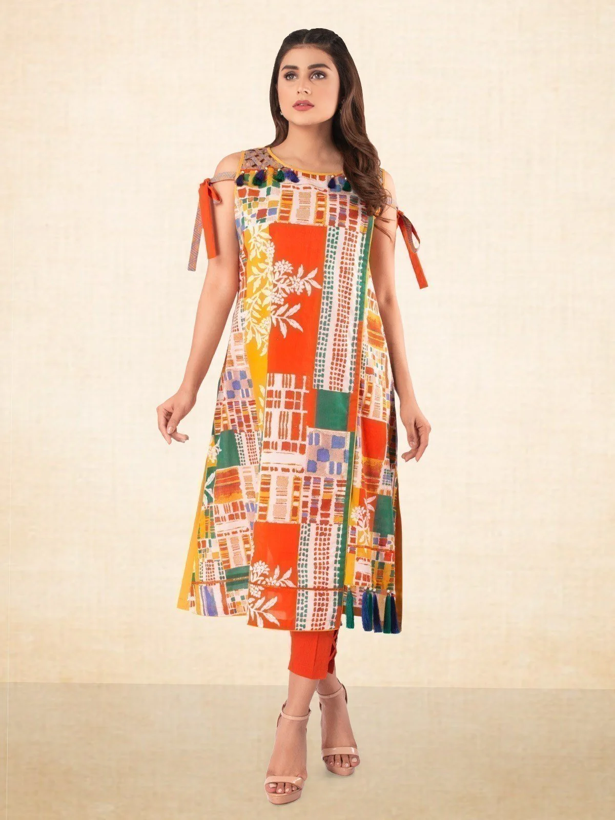 Unstitched Printed Lawn Shirt Trouser - EWU20A5-20103