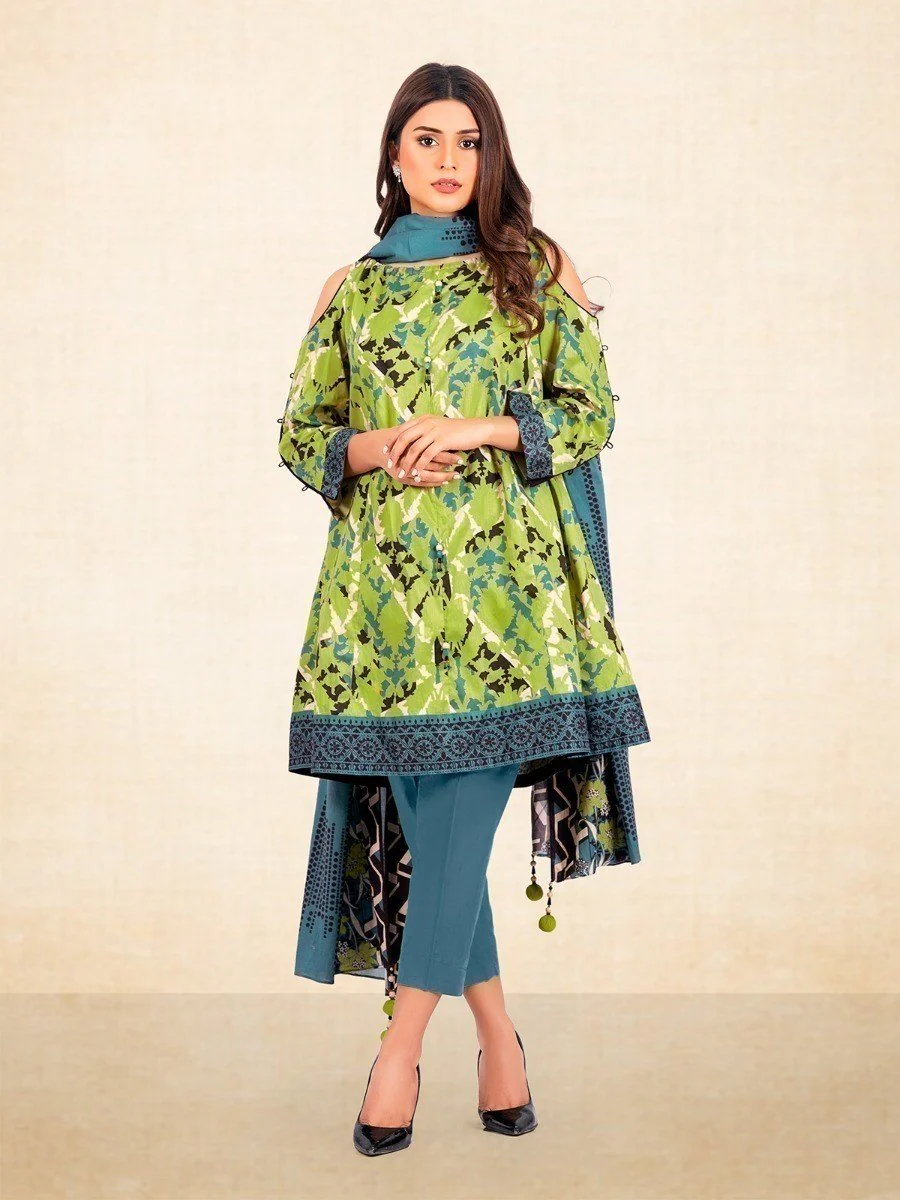 Unstitched Printed Cambric Suit - EWU20A9-20228