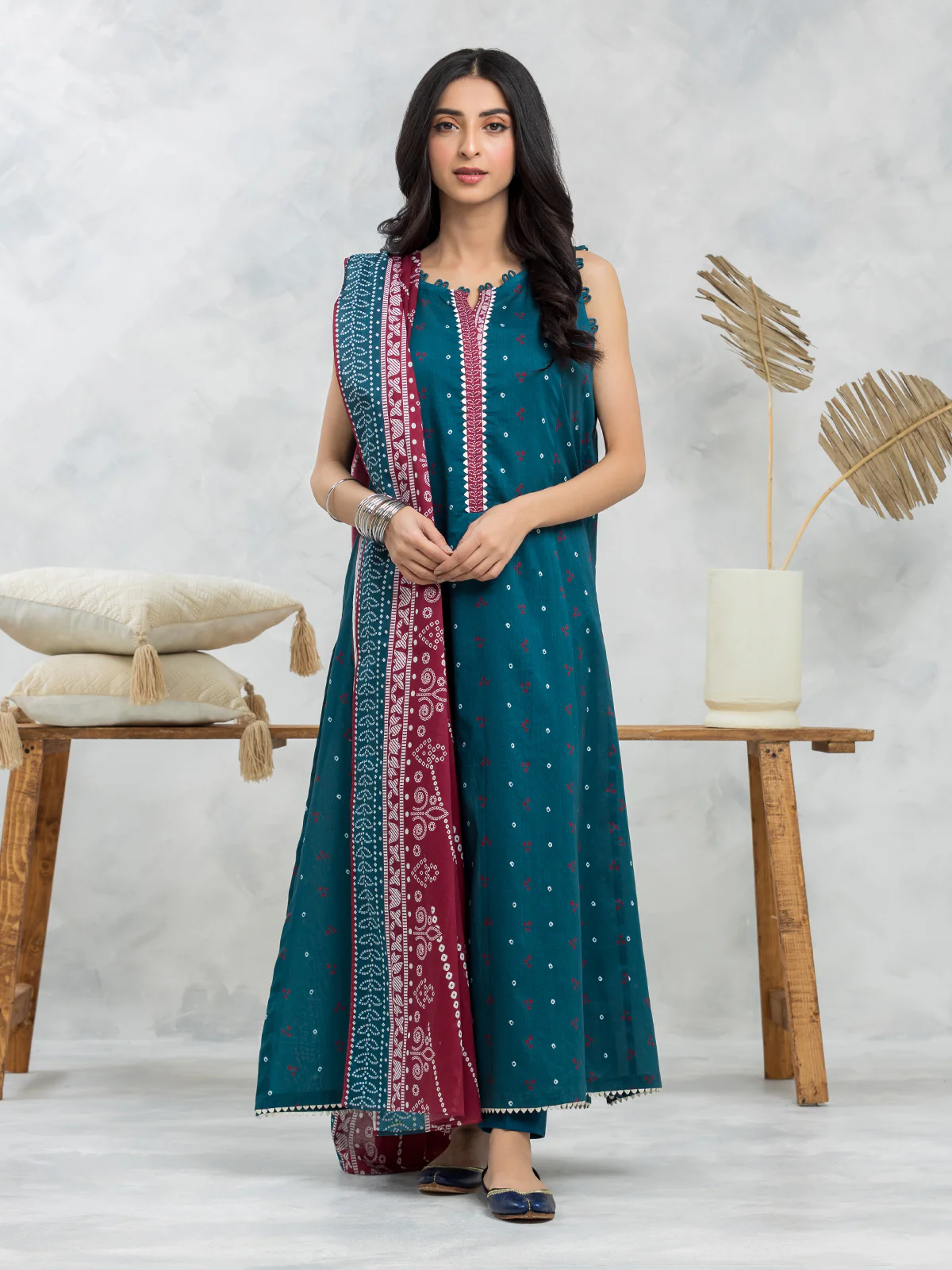 Unstitched Printed Lawn Suit - EWU24A1-28235-3P