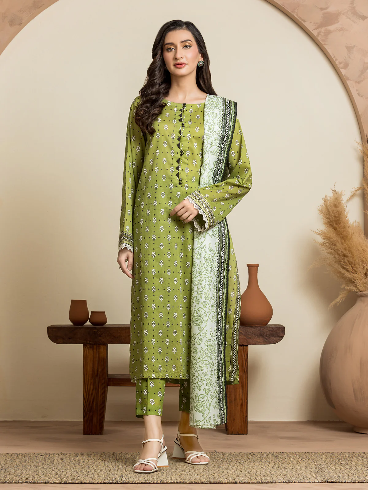 Unstitched Printed Cambric Suit - EWU24A2-29238-3P