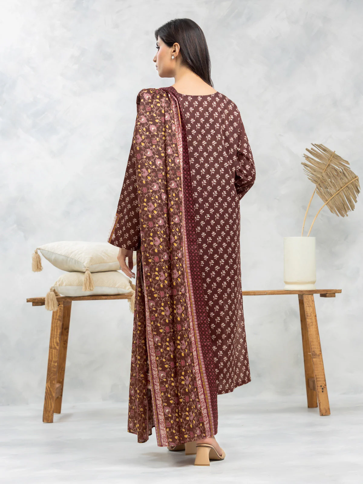 Unstitched Printed Viscose Suit - EWU24A4-29189-3P - Image 5