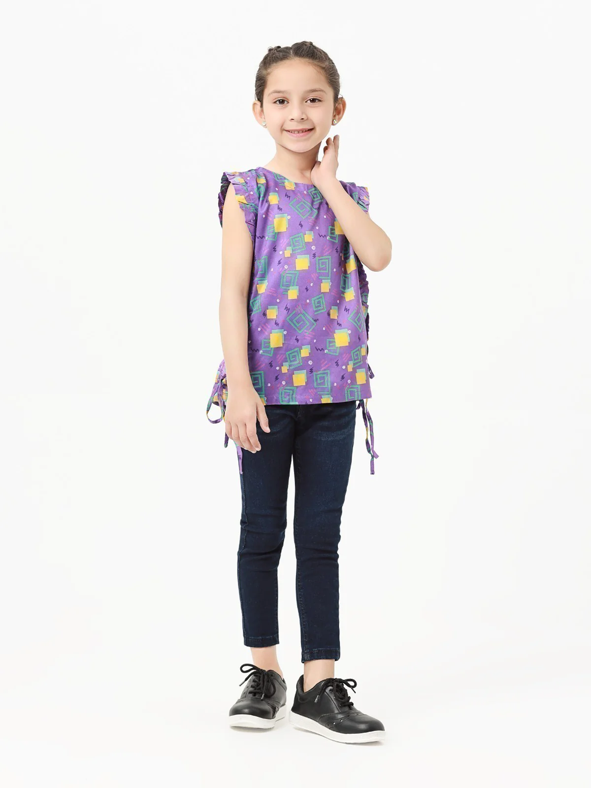 Girl's Purple Fusion Top - EGTFT22-100013