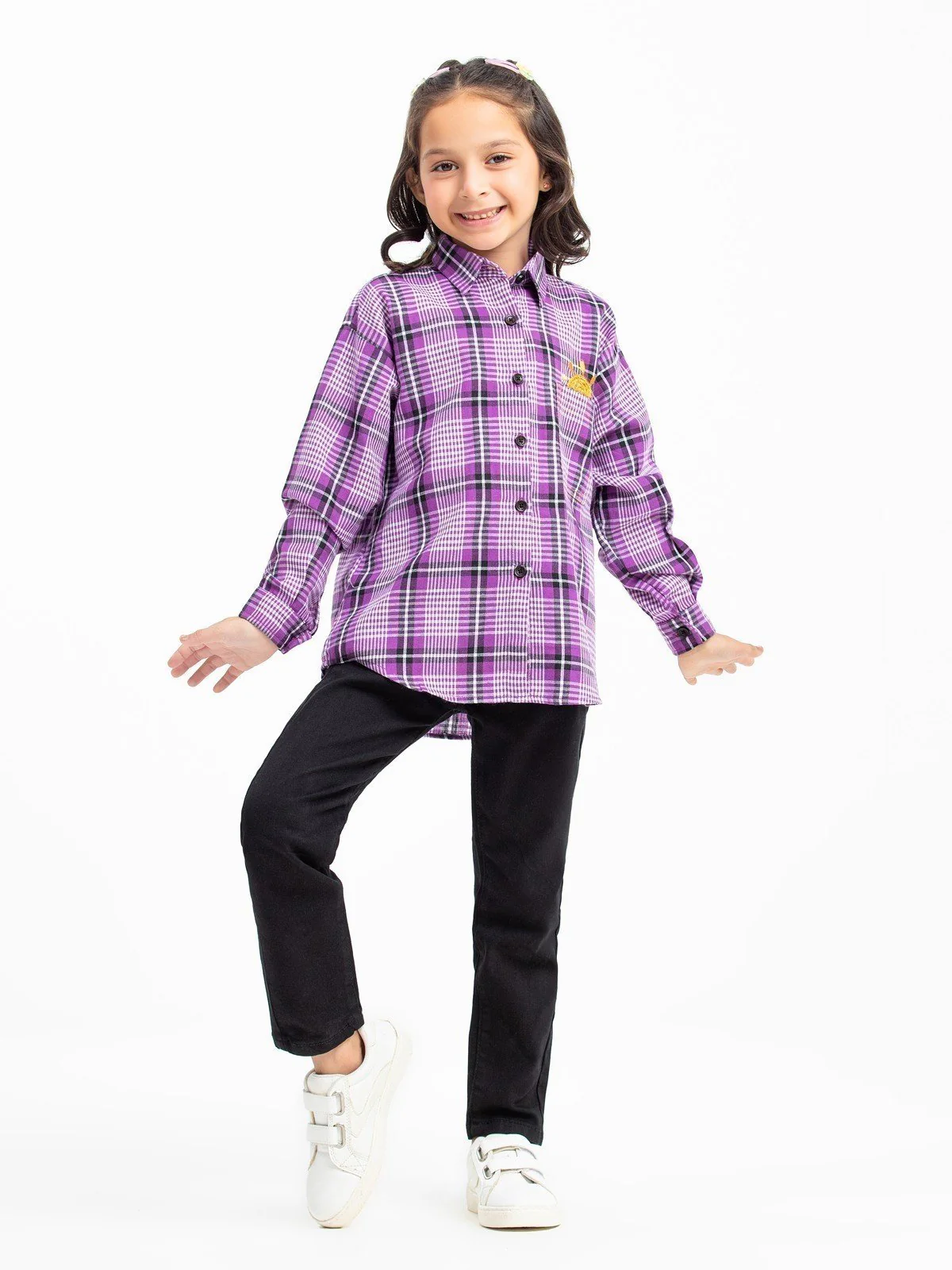 Girl's Purple Fusion Top - EGTFT22-100016