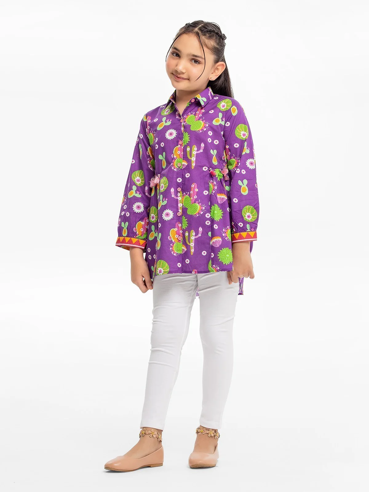 Girl's Purple Fusion Top - EGTFT23-100009