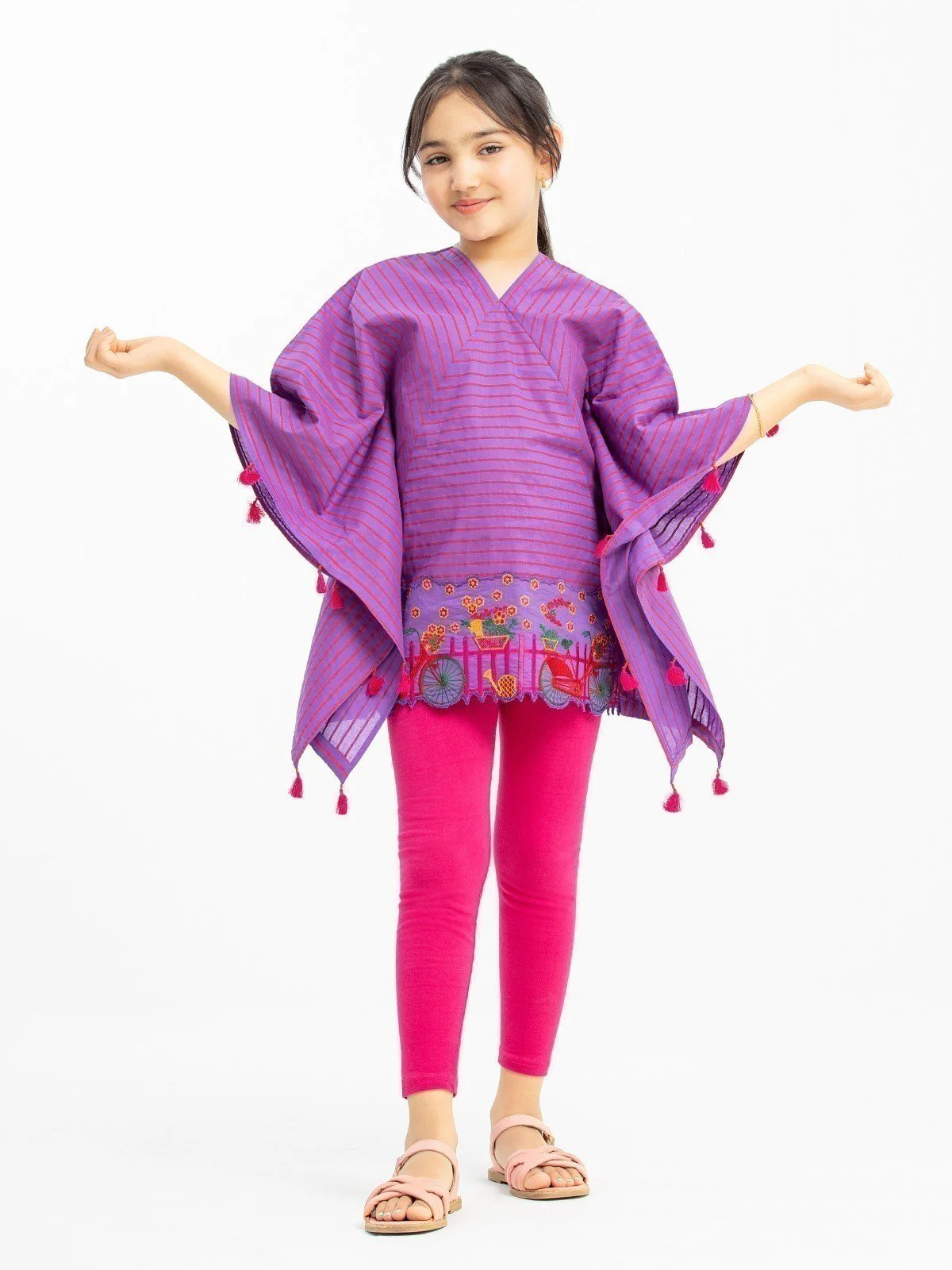 Girl's Purple Fusion Top - EGTFT23-100022