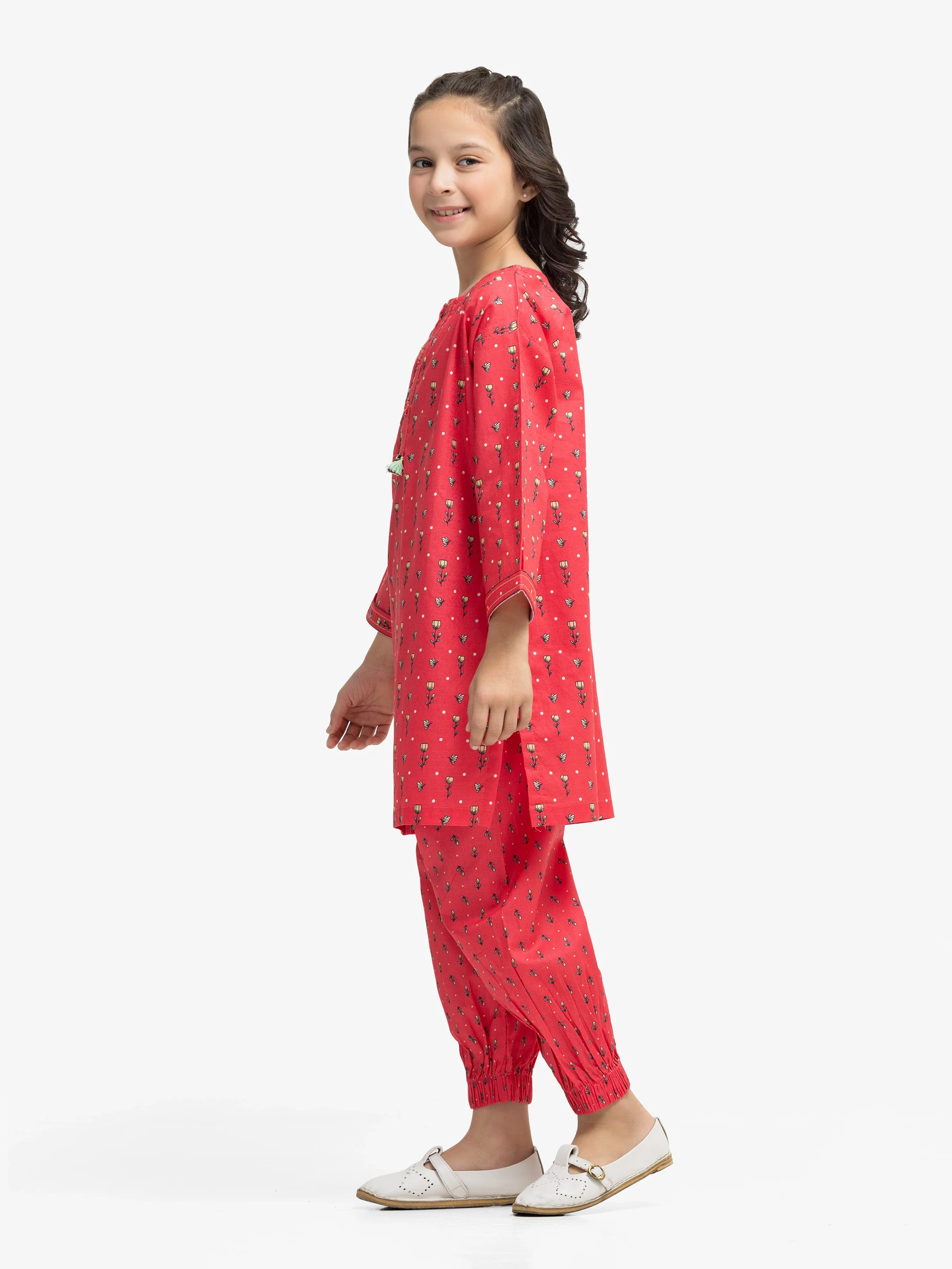 Girl's Dobby Printed Kurti - EGTKP24-70916S - Image 4