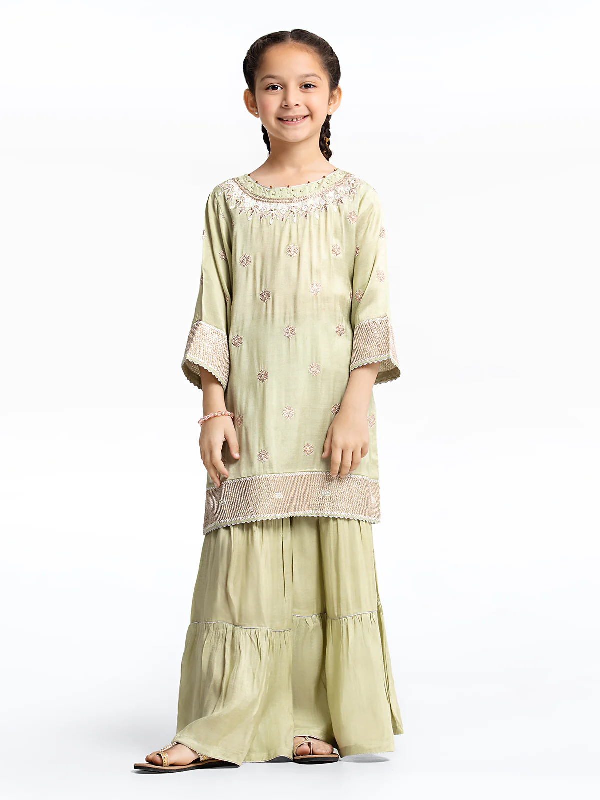 Girl's Light Green Pret - EGTP23-22202