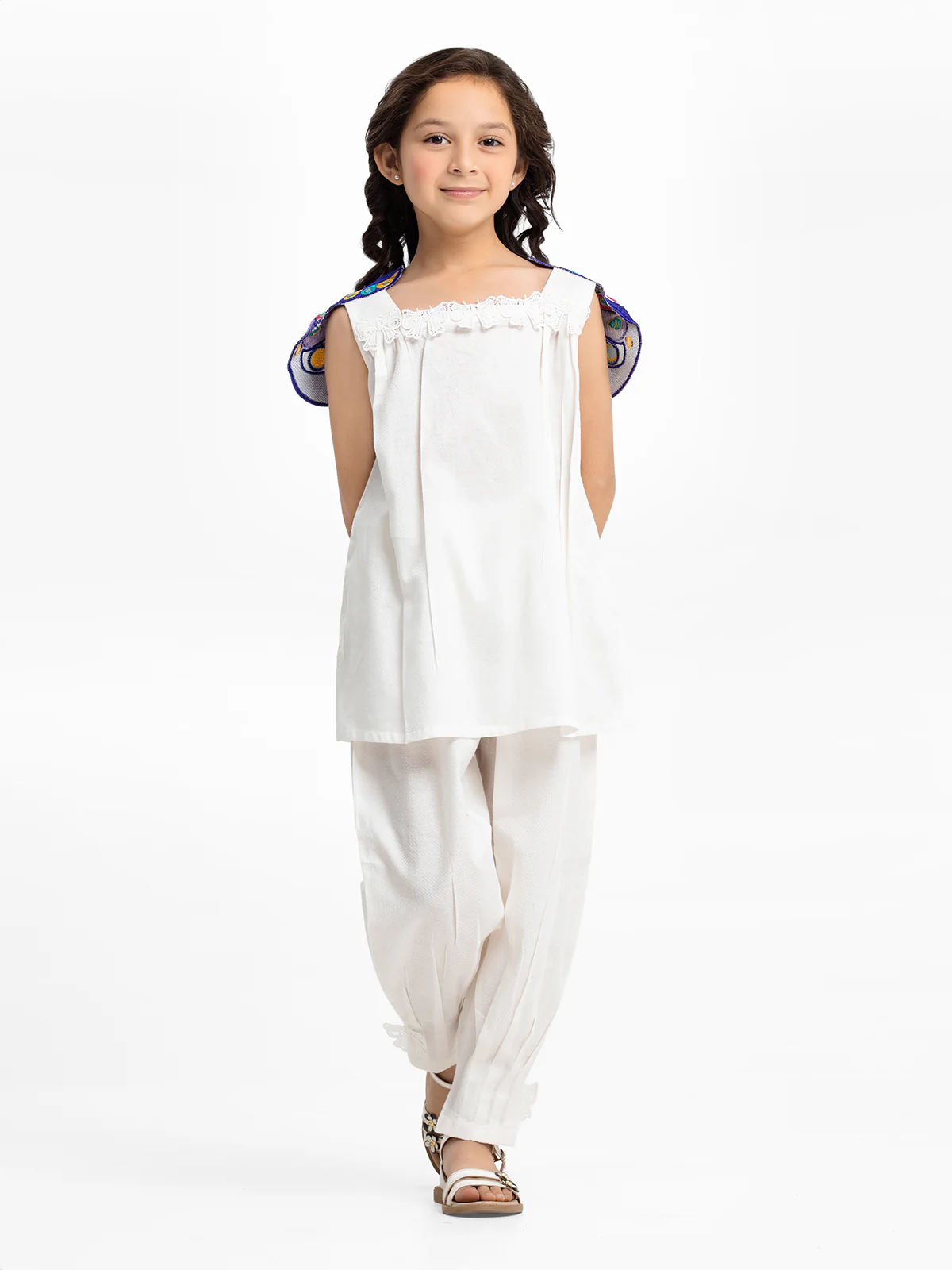 Girl's Off White Pret - EGTKE23-70647ST