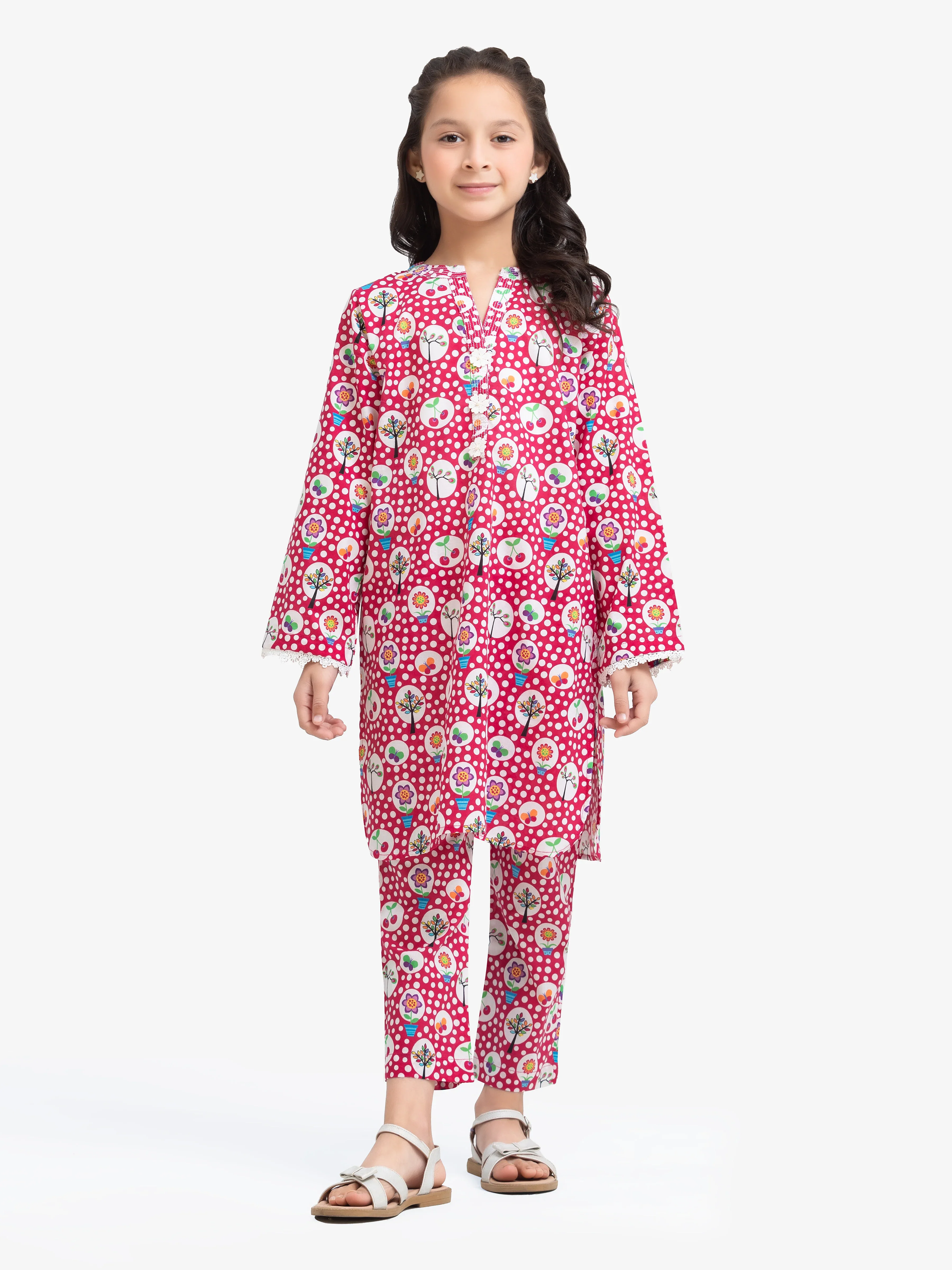 Girl's Lawn Co-ord Set - EGTKP24-70406ST
