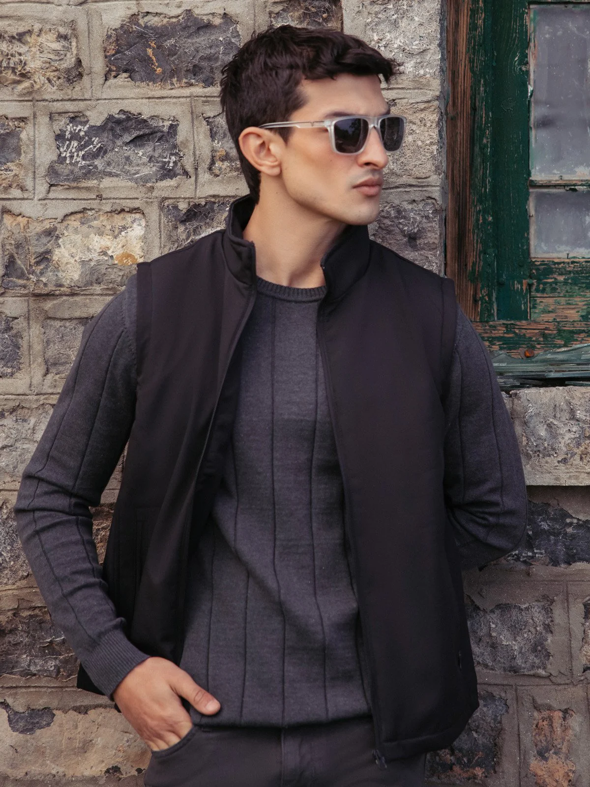 Men's Black Jacket - EMTJ23-006