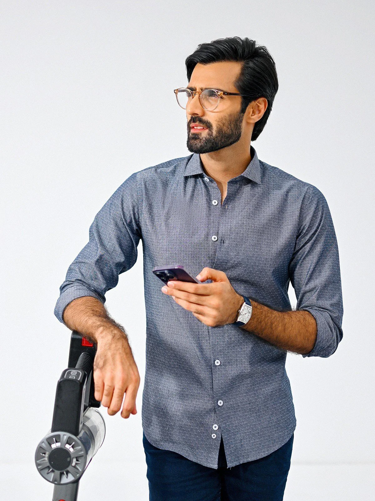 Men's Dark Grey Shirt - EMTSI23-50305