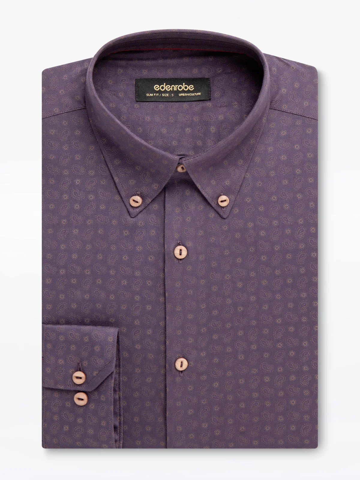 Men's Dark Purple Shirt - EMTSUC23-194