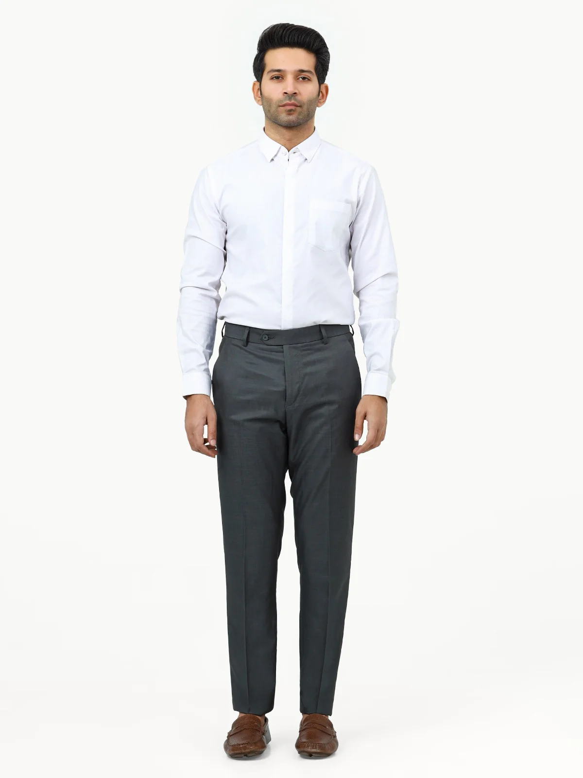 Men's Grey Pant - EMBPF22-15223