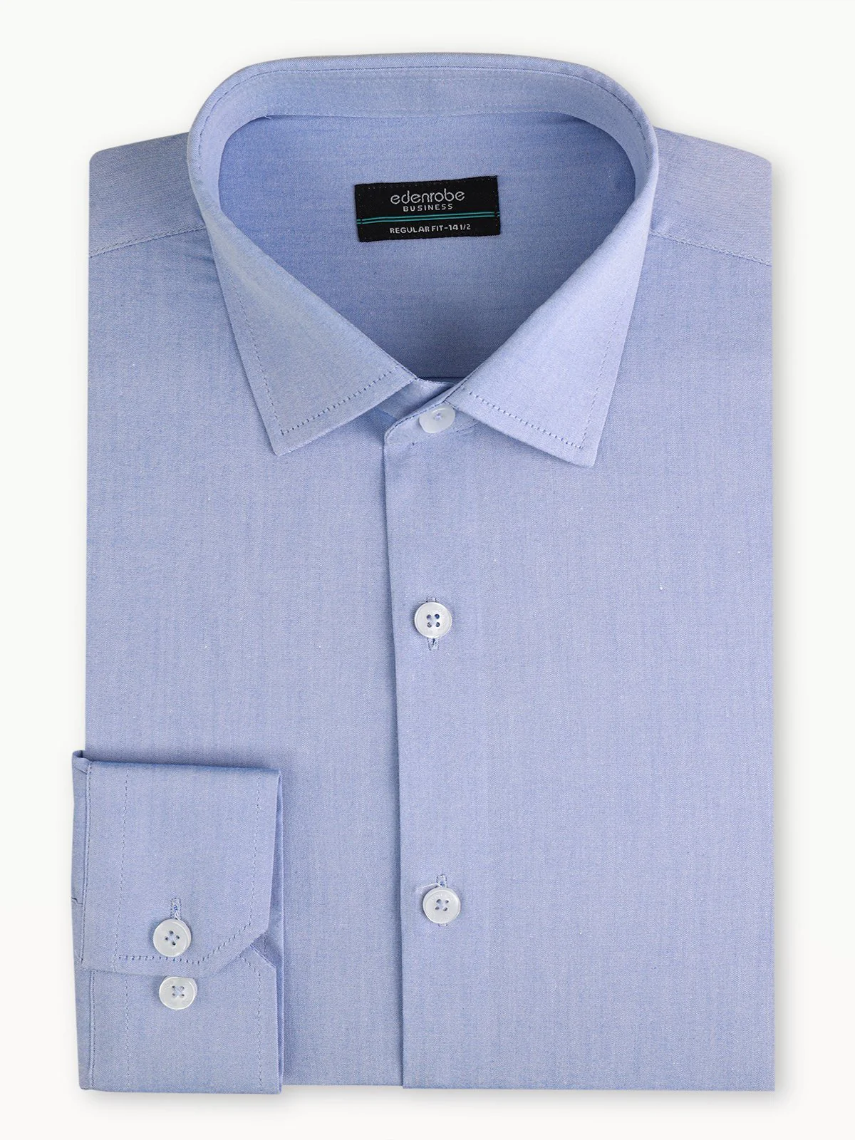 Men's Light Blue Shirt Plain - EMTSB22-074
