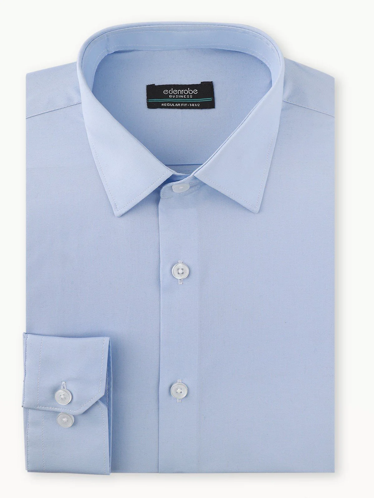 Men's Light Blue Shirt Plain - EMTSB22-102