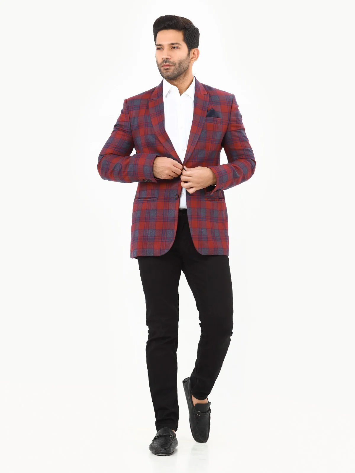 Men's Maroon Blazer - EMTB22-6780