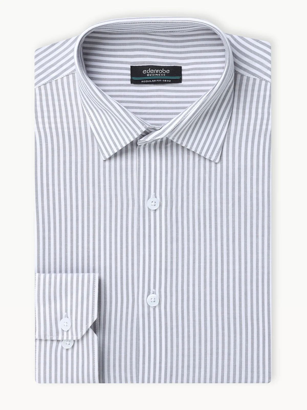 Men's White & Grey Shirt - EMTSB23-150