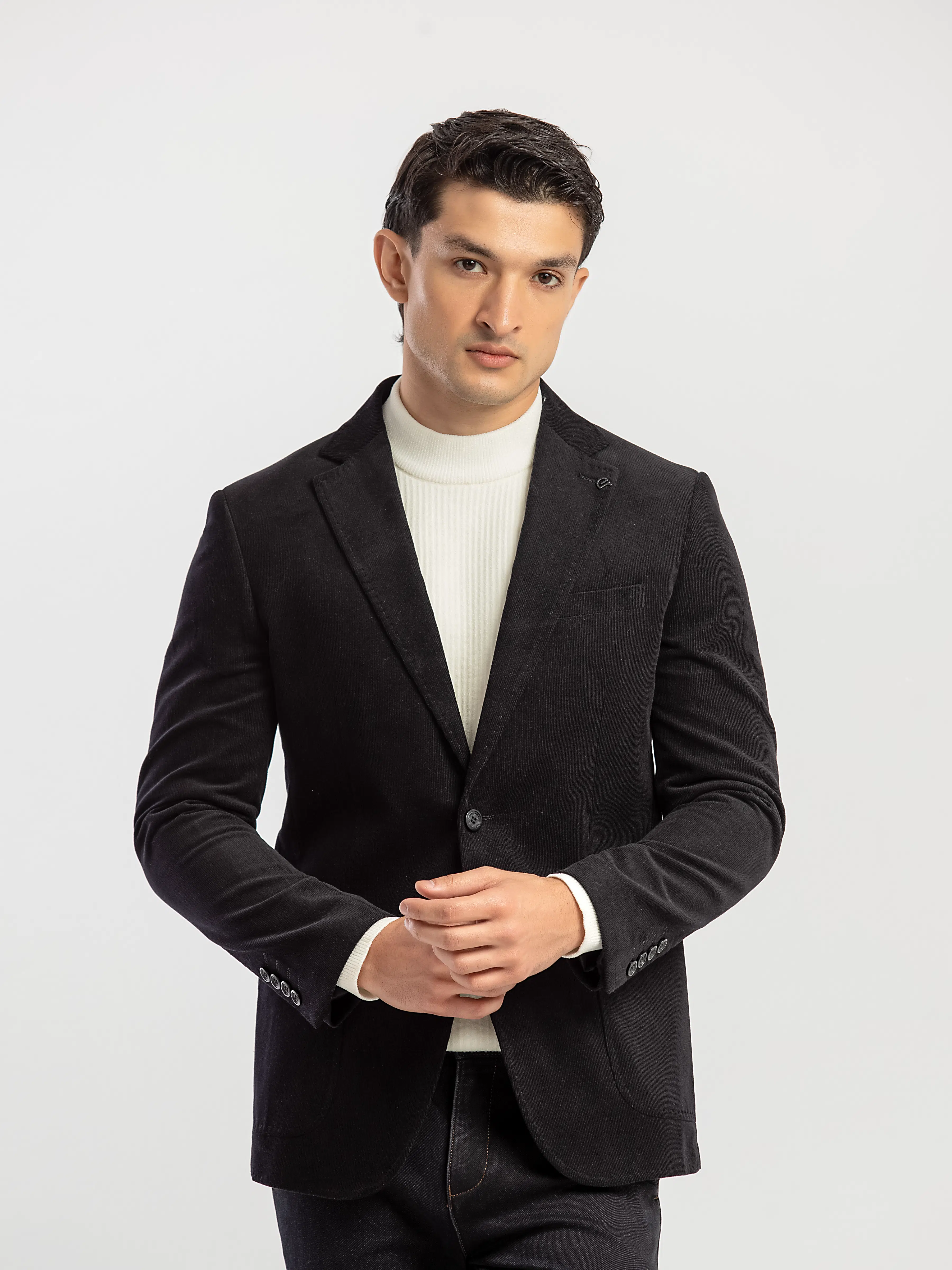 Men's Black Blazer - EMTB5-6890