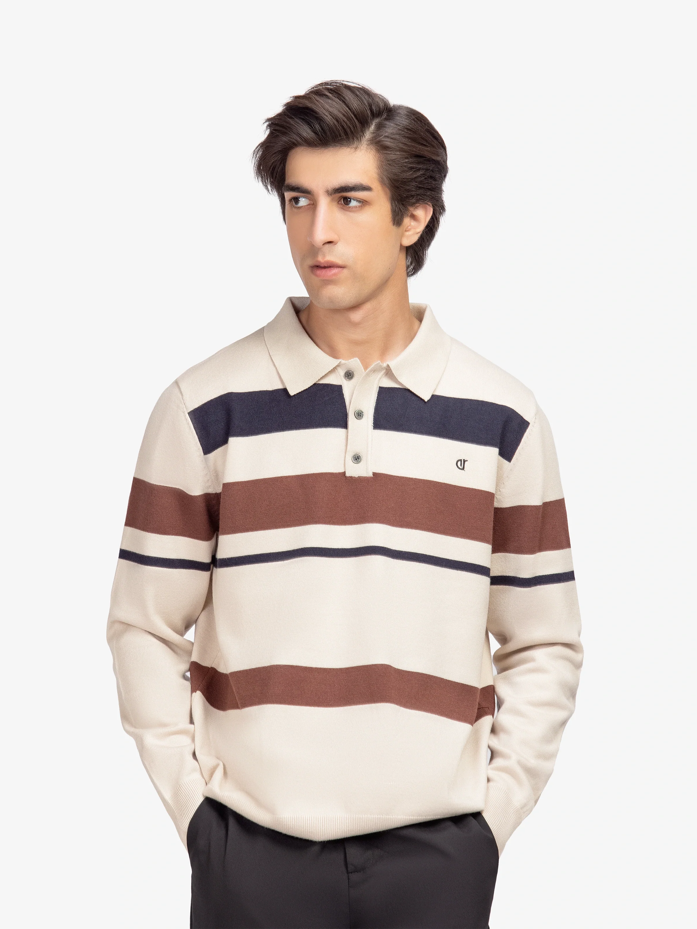 Men's Cream Sweater - EMTSWT5-026