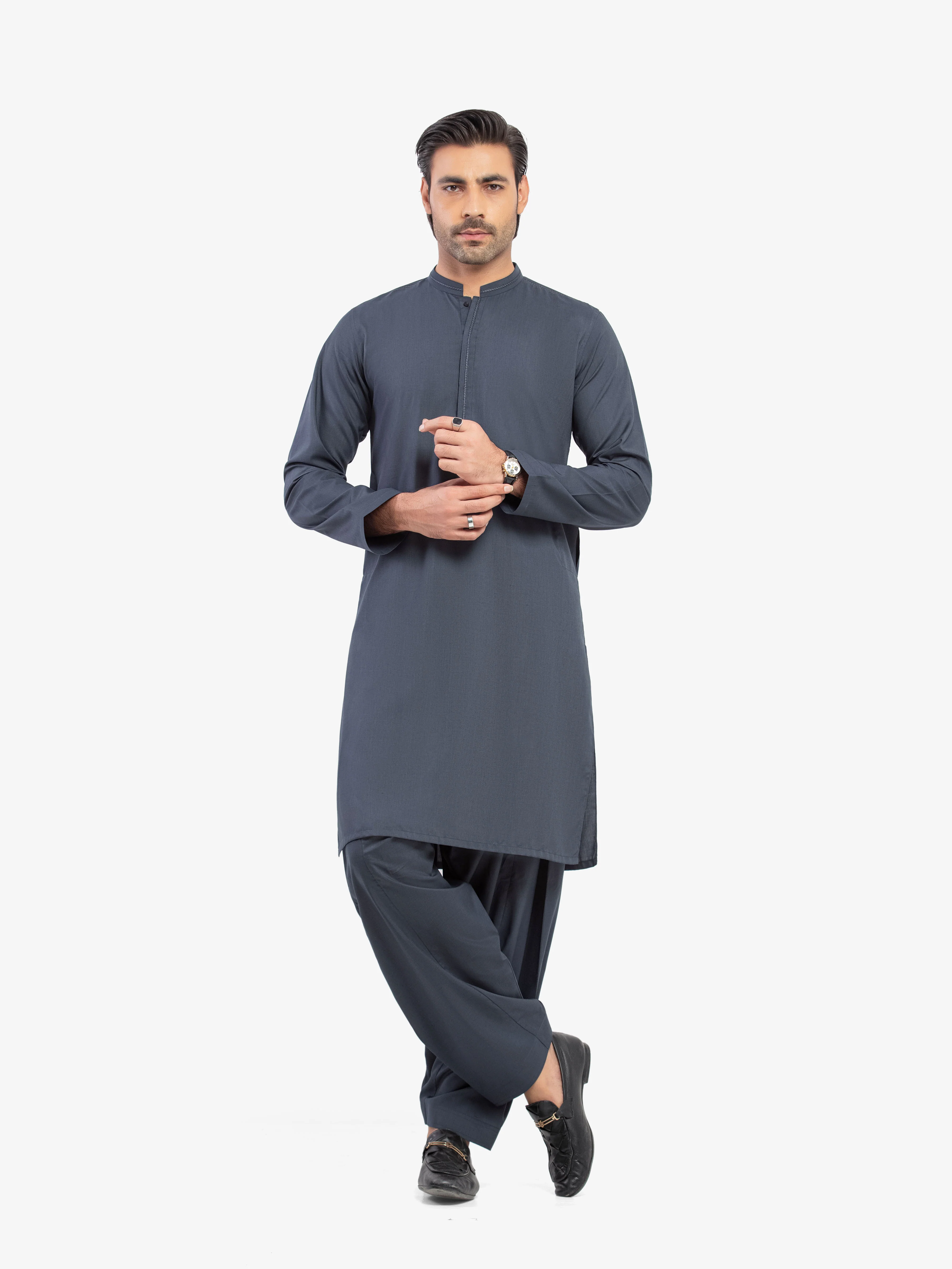 Men's Deep Ocean Shalwar Kameez - EMTKST5-99600