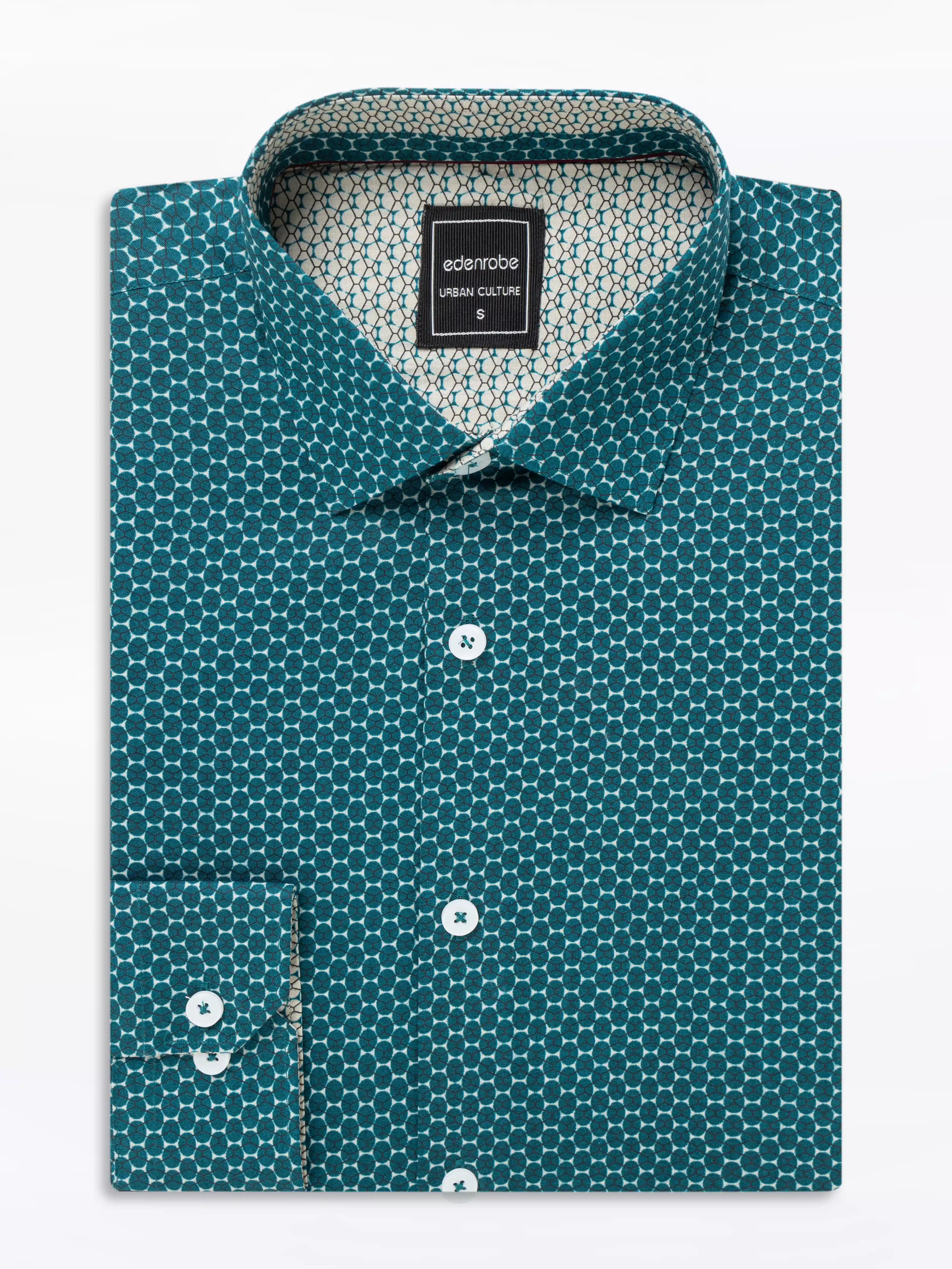 Men's Sea Green Shirt - EMTSUC24-214