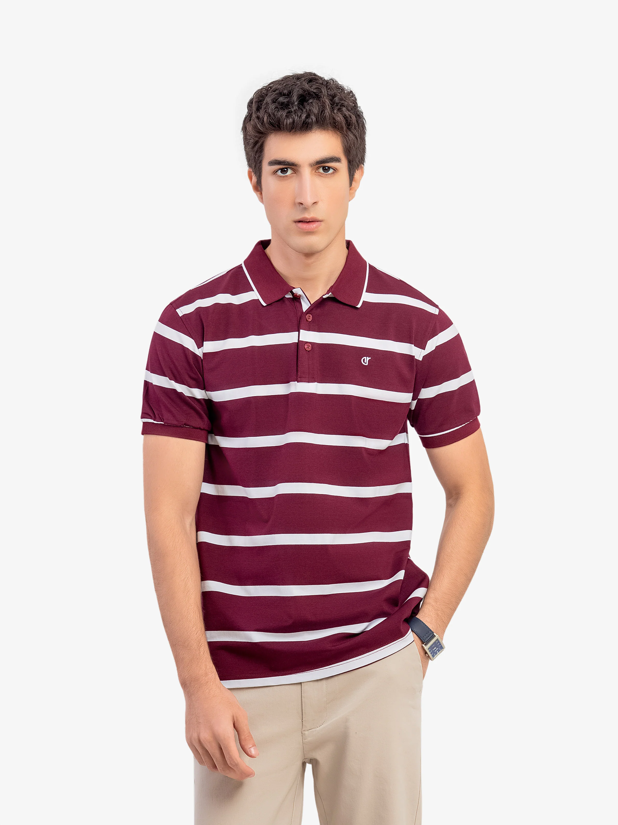 Men's Burgundy Polo Shirt - EMTPS5-102