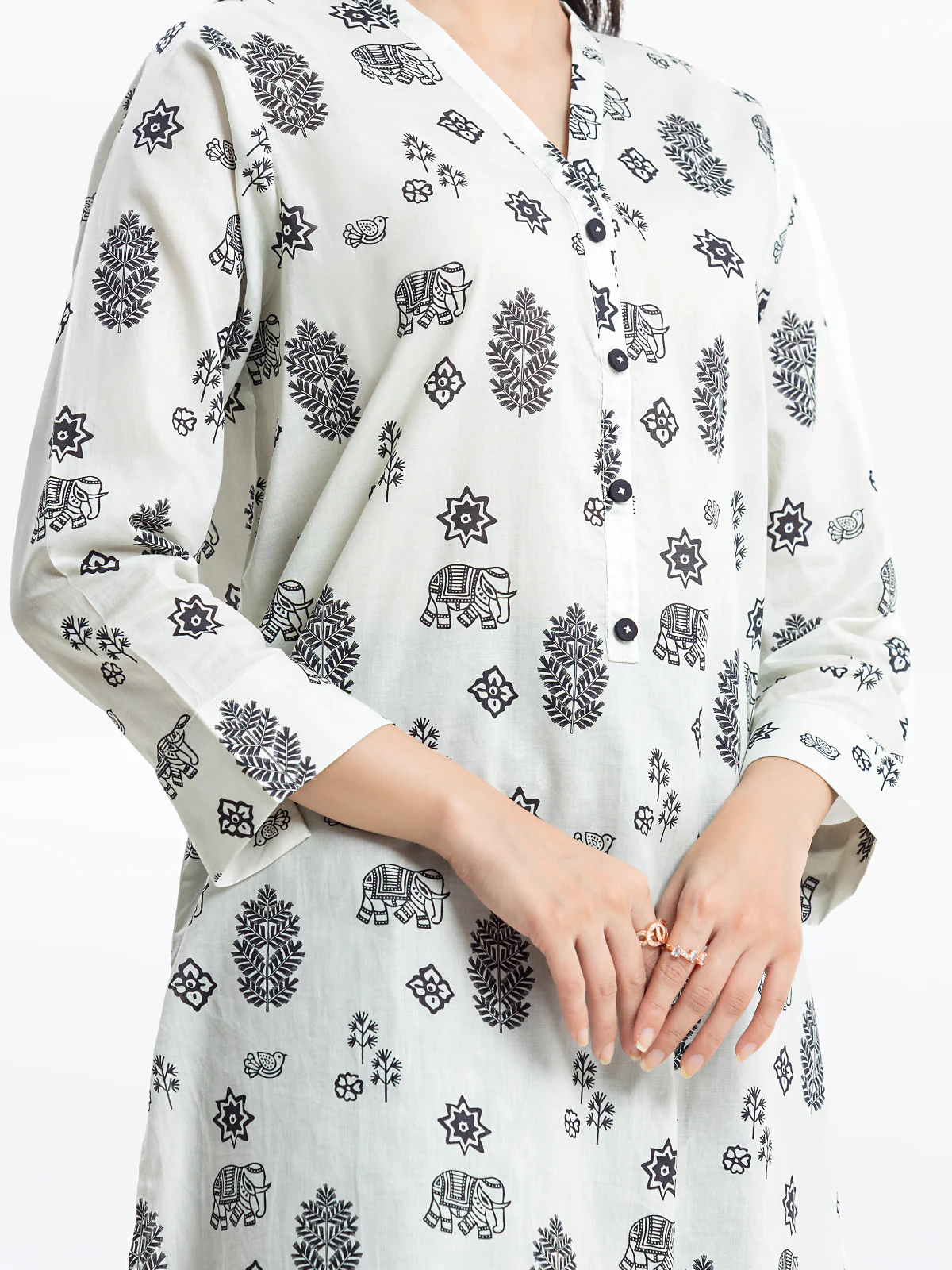 Pret Printed Lawn Co-ord Set - EWTKP24-81142ST - Image 3