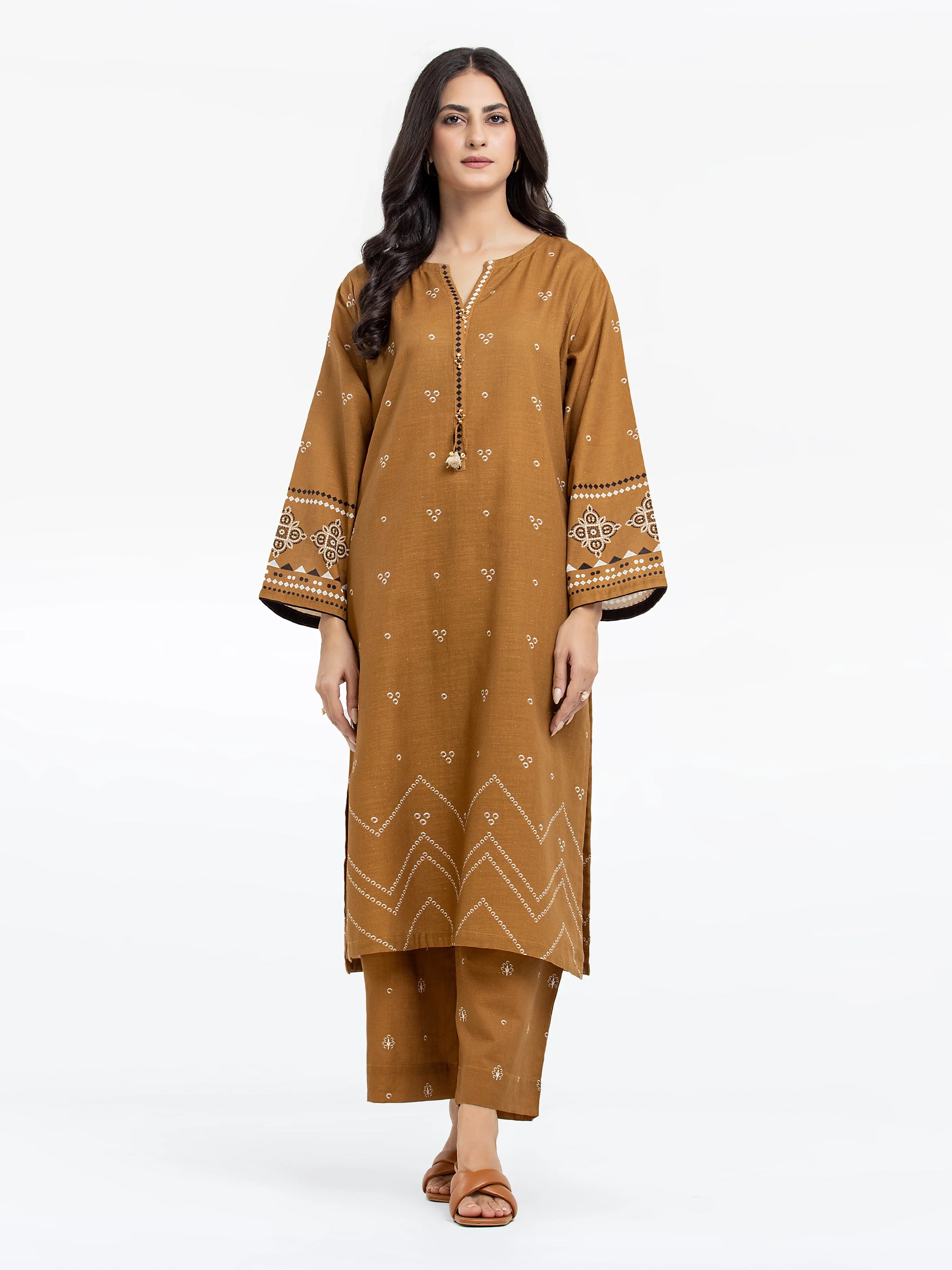 Pret Embroidered Cambric Shirt Trouser - EWTPLE24-00027ST