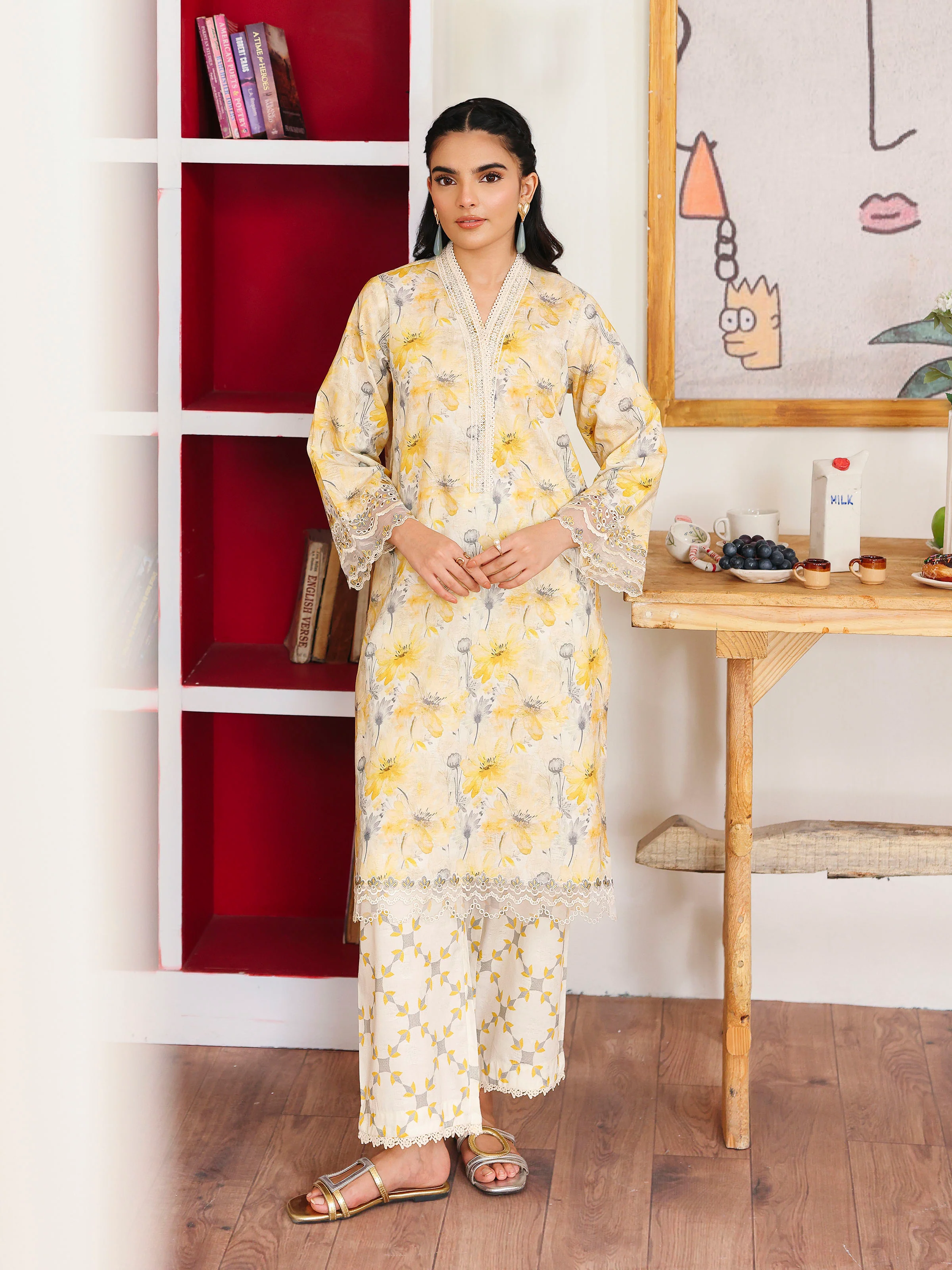 Pret Printed Jacquard Co-Ord Set - EWTKE5-81693ST