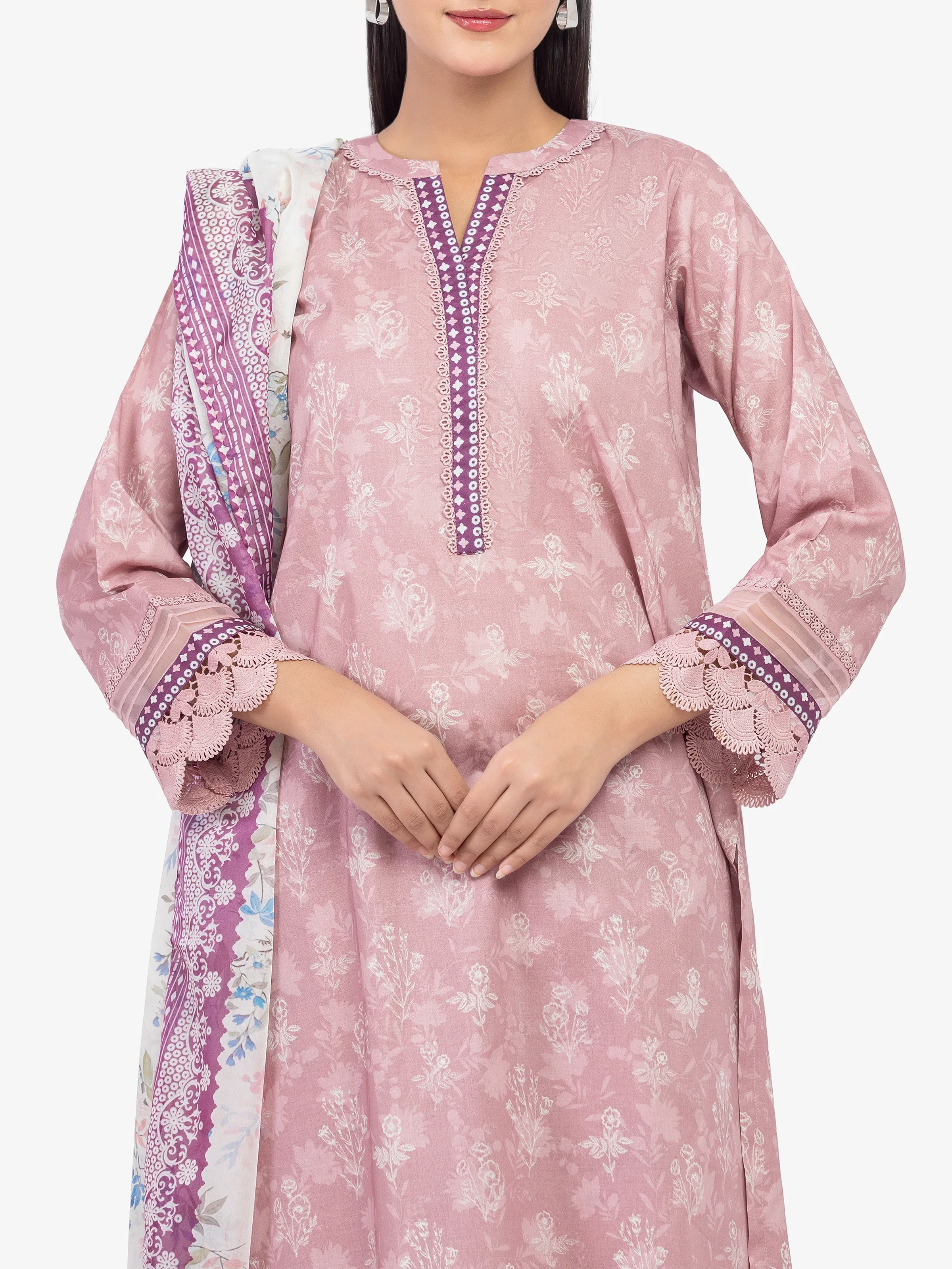 Pret Printed Cambric Suit - EWTKP5-81736-3P - Image 2