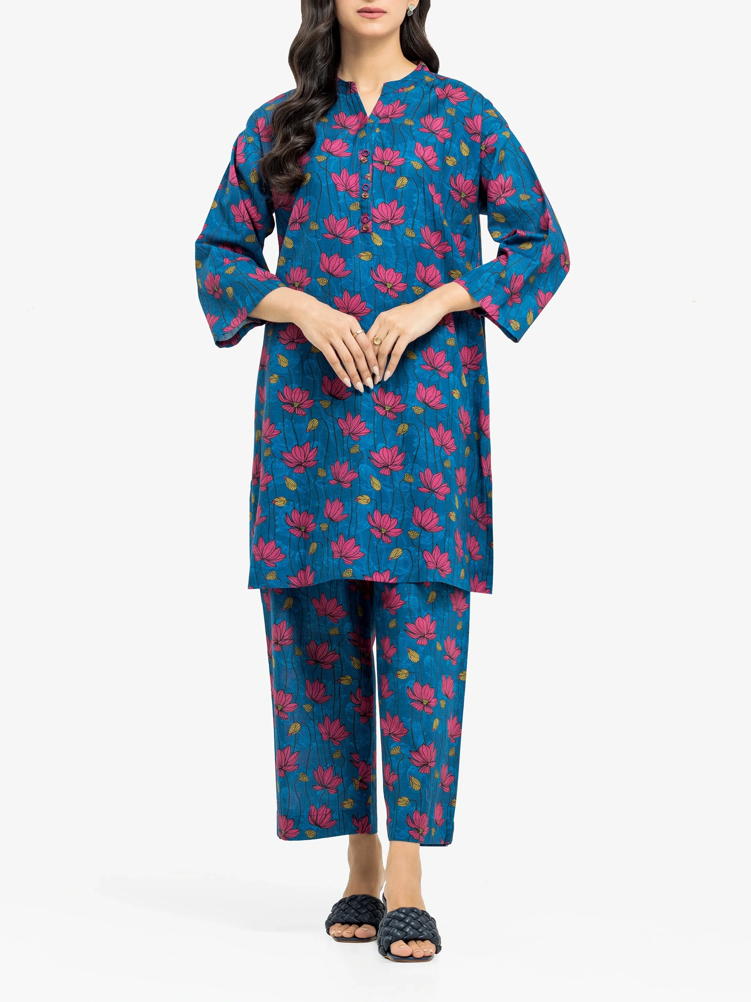 Pret Printed Khaddar Co-ord Set - EWTKP24-81414ST