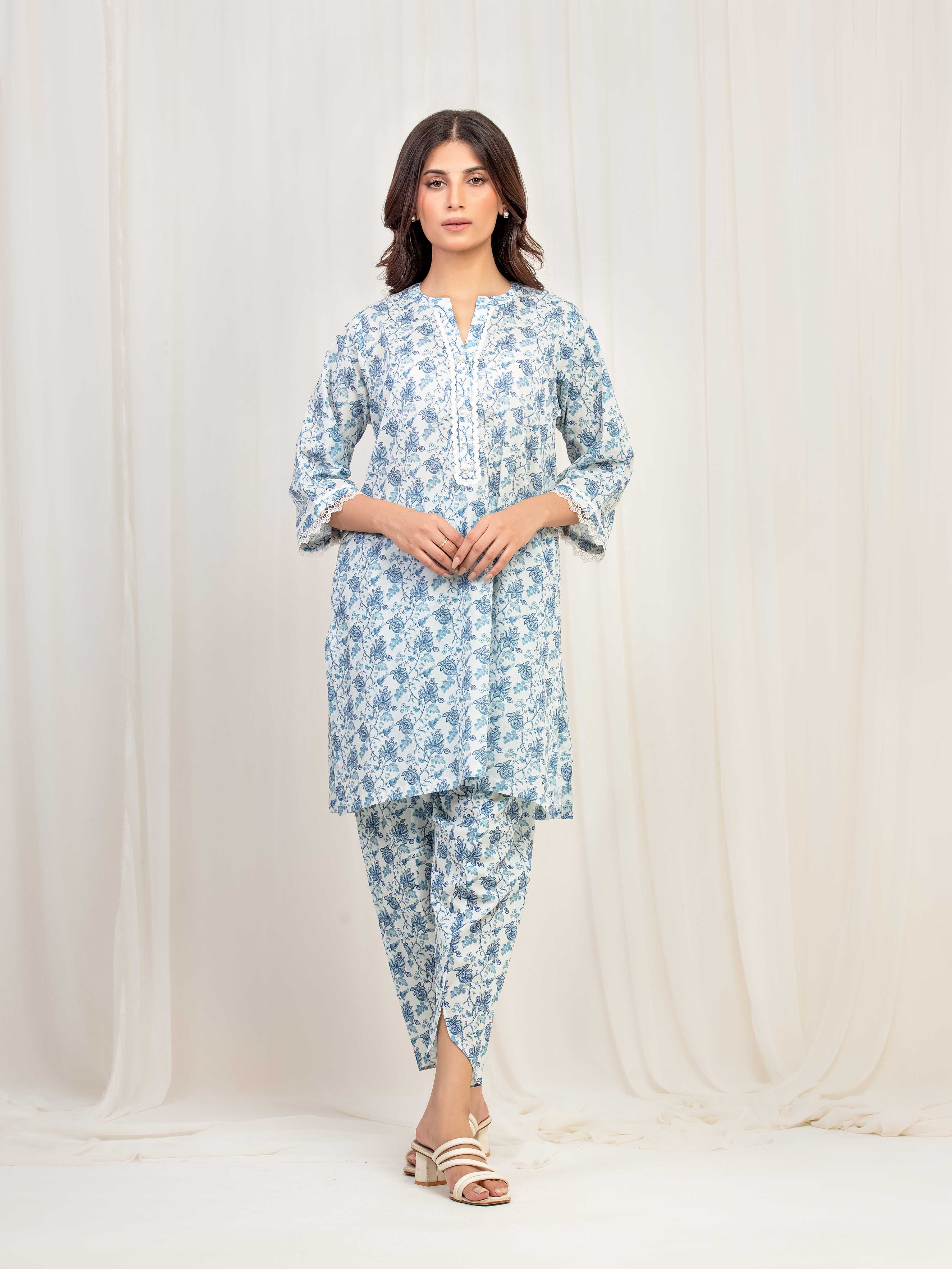 Pret Printed Lawn Co-Ord Set - EWTKP5-81862ST